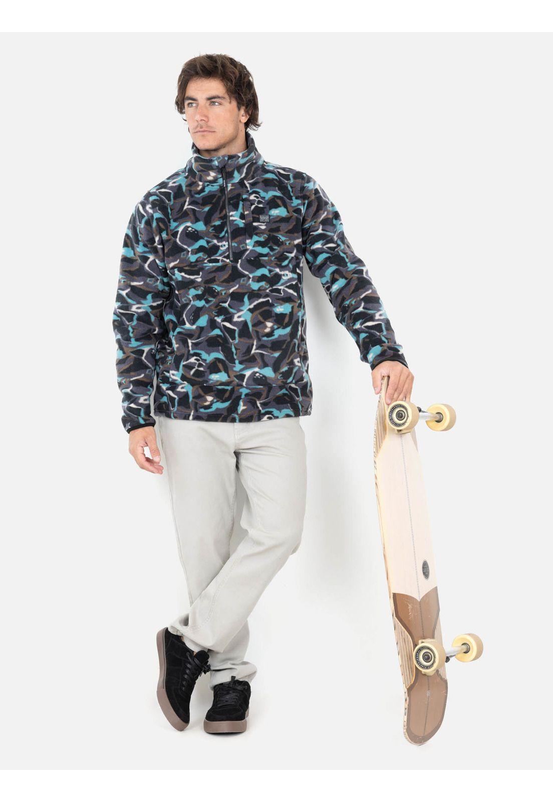 Poleron Micropolar Drif Multicolor Hombre Maui And Sons-3