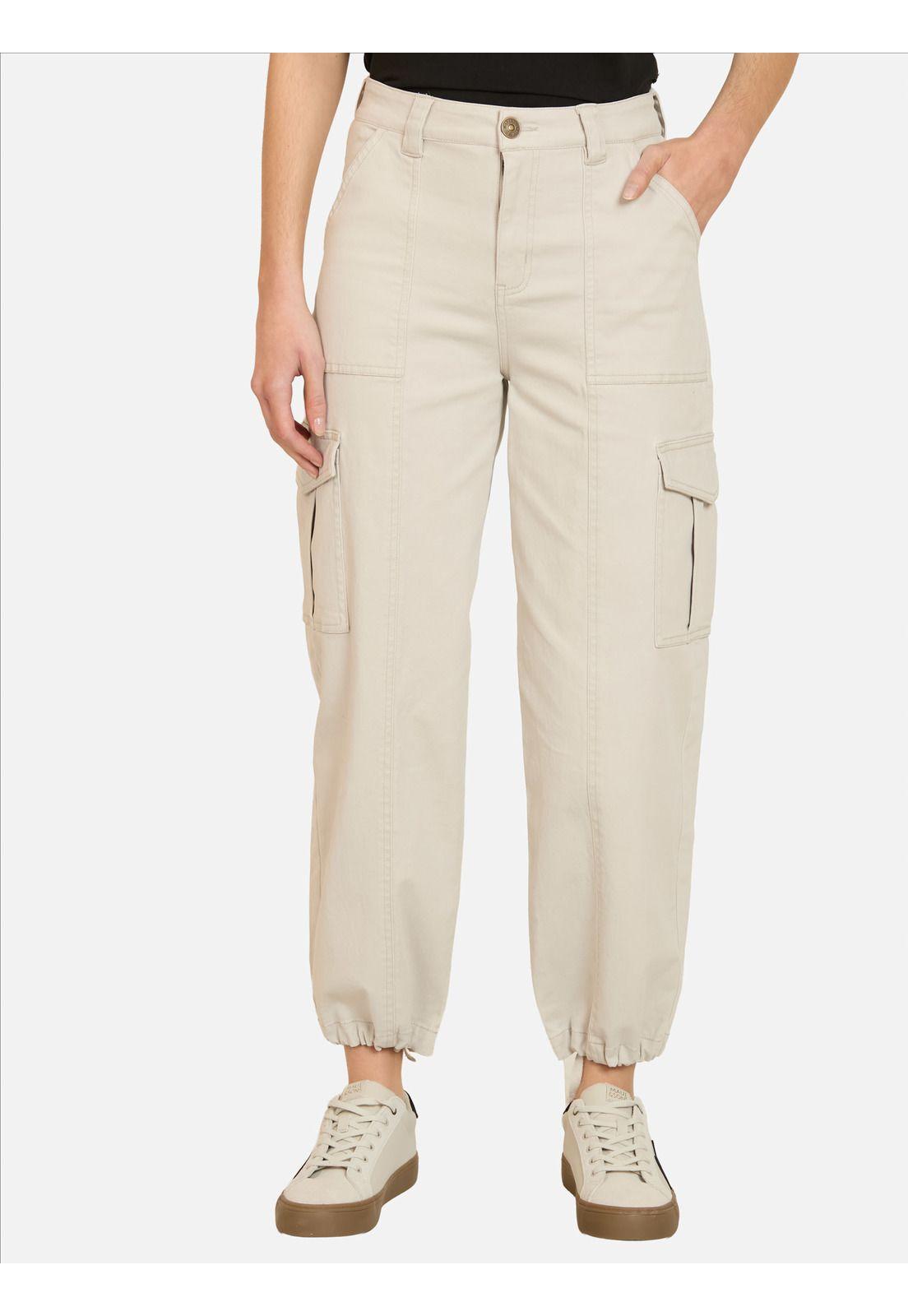Pantalón Honua Beige Mujer Maui And Sons-0