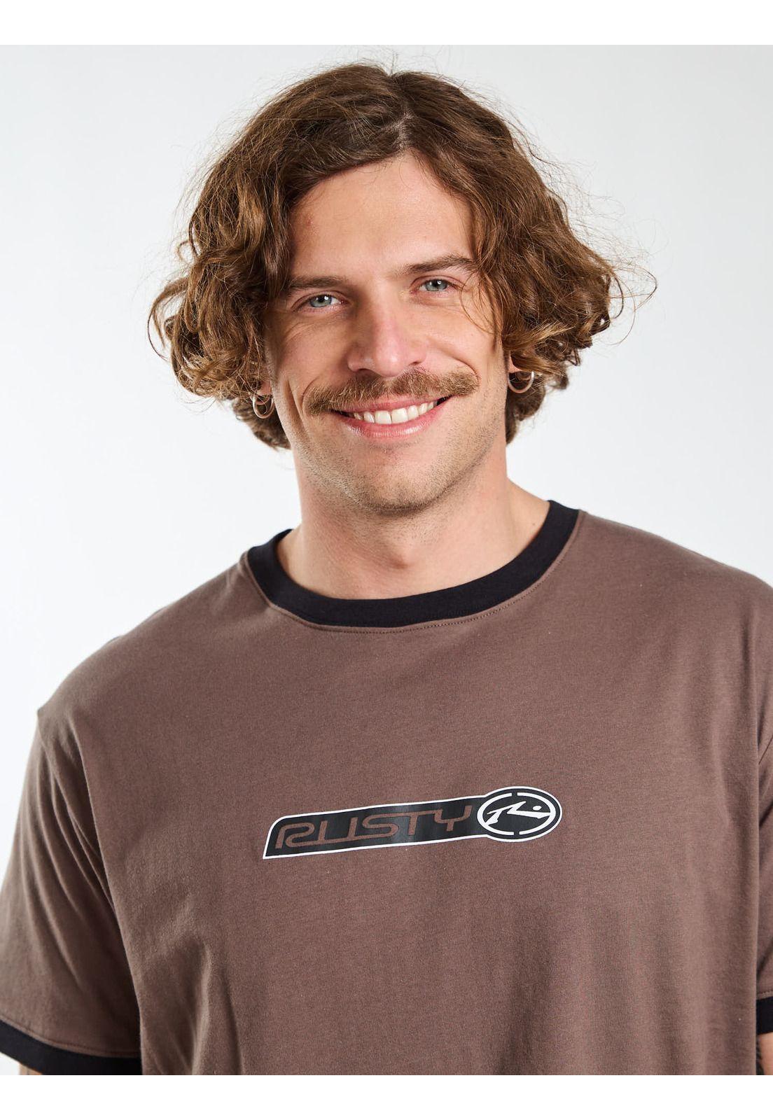 Polera MC Whitewash Café Hombre Rusty-3
