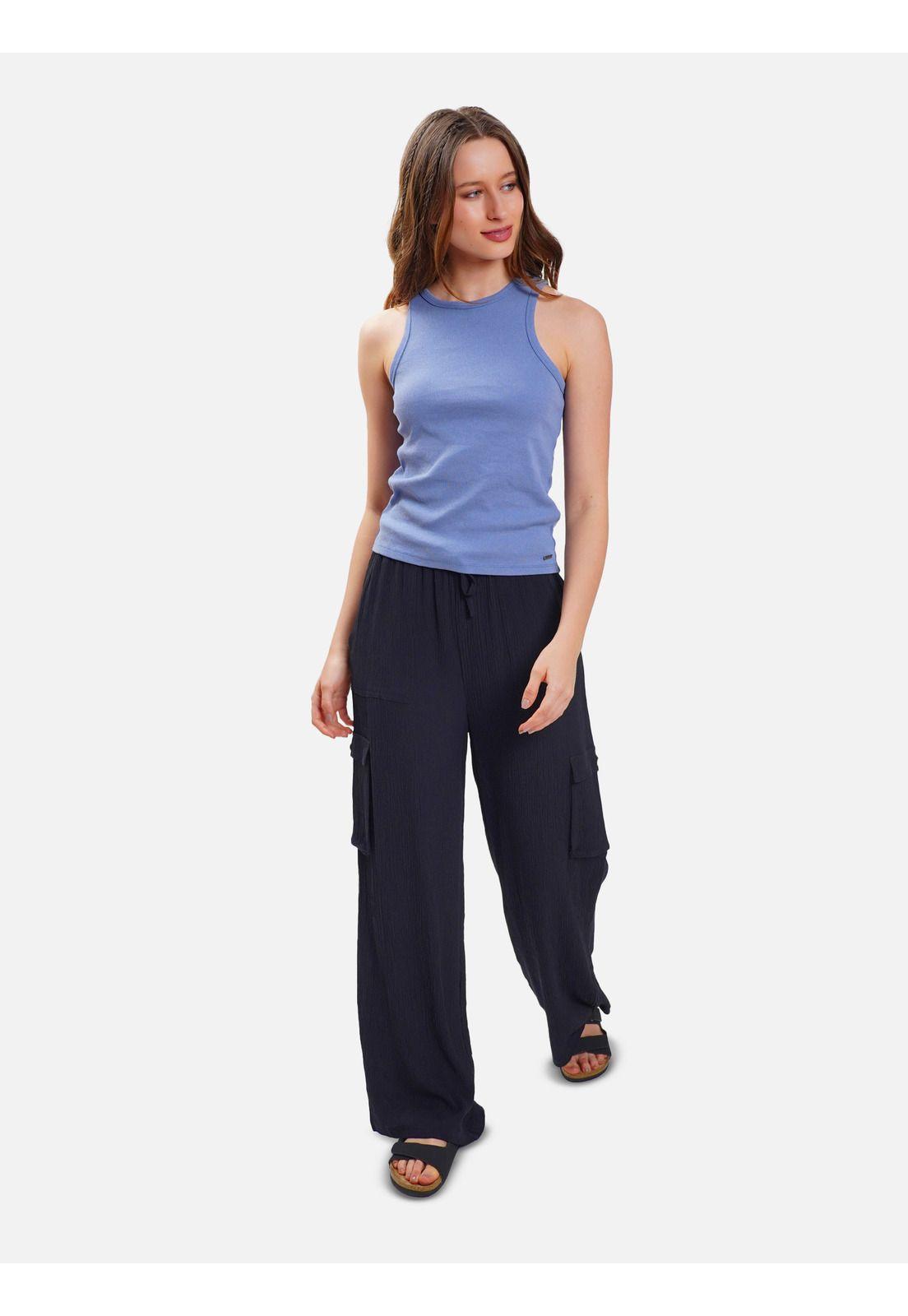 Pantalón Monoa Negro Mujer Maui And Sons-3