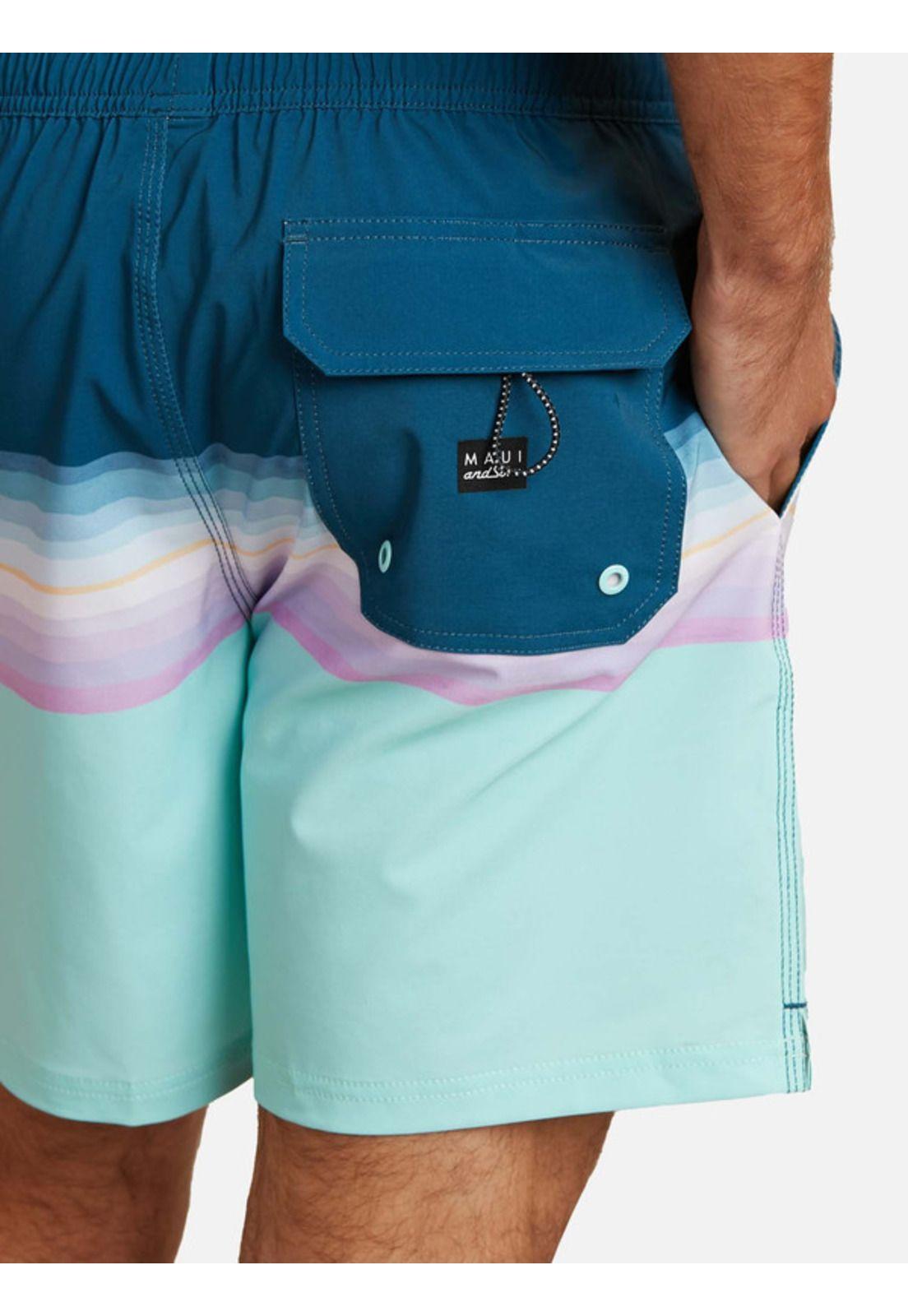 Traje De Baño Corto Blue Soul Short Multicolor Hombre Maui And Sons-2