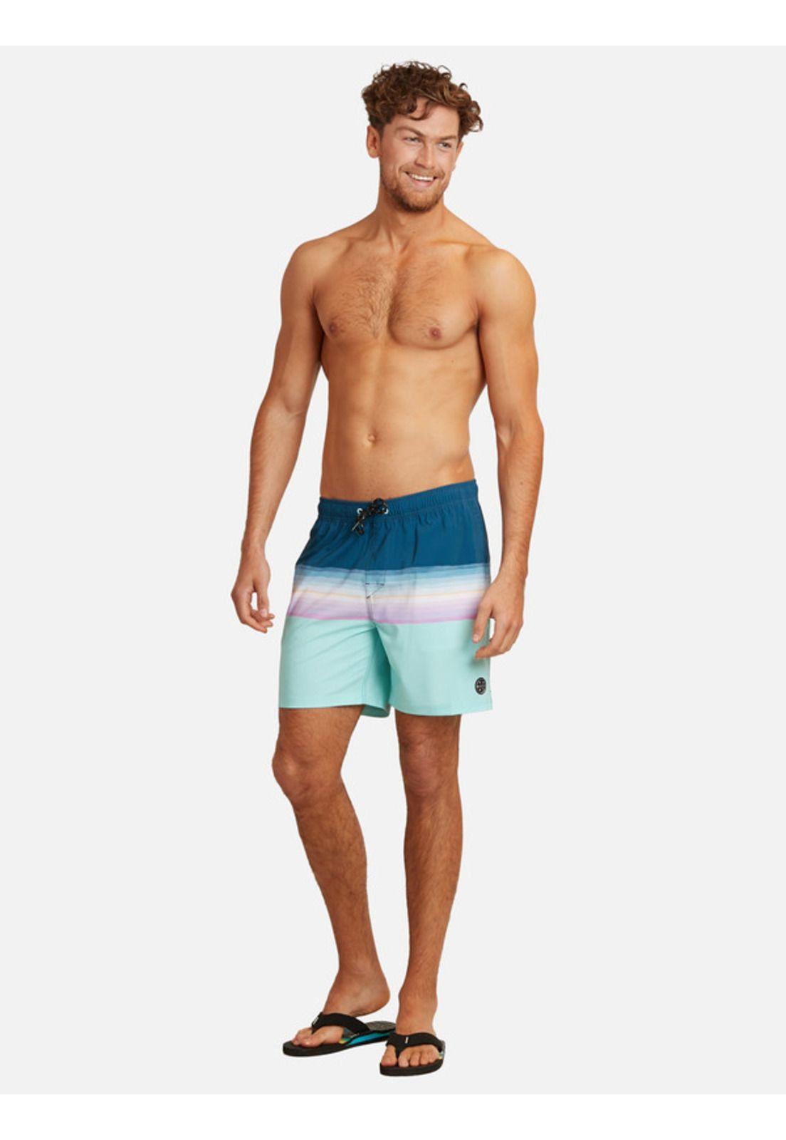Traje De Baño Corto Blue Soul Short Multicolor Hombre Maui And Sons-3