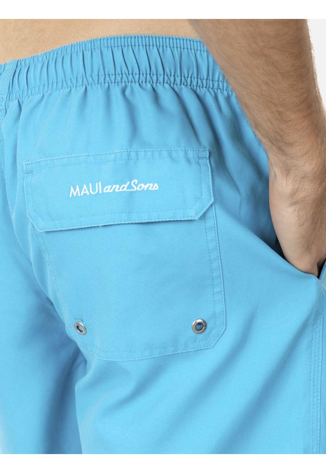 Traje de Baño Hombre 5T1729 Celeste Maui and Sons-2