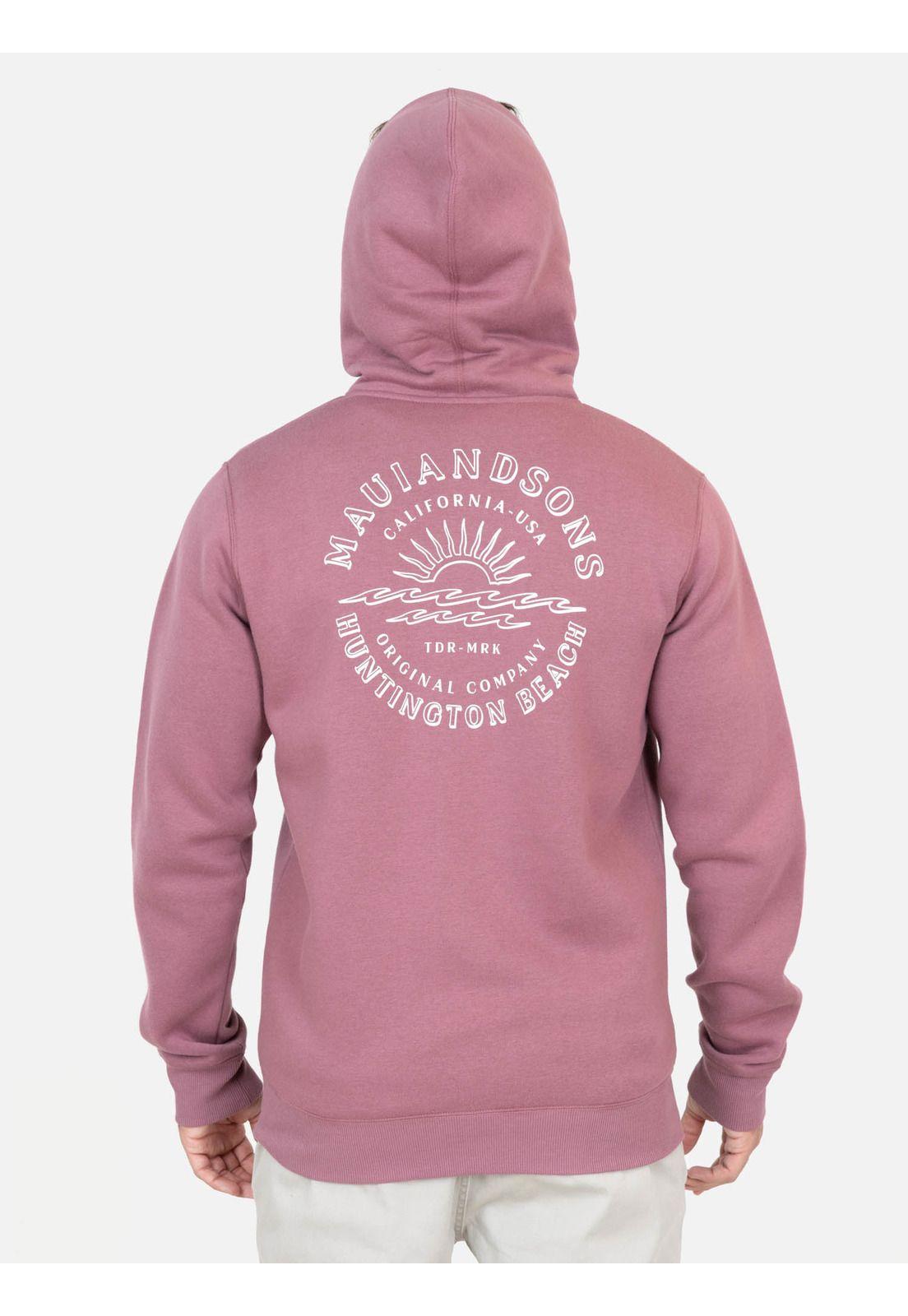 Poleron FZ Foam Rojo Hombre Maui And Sons-1