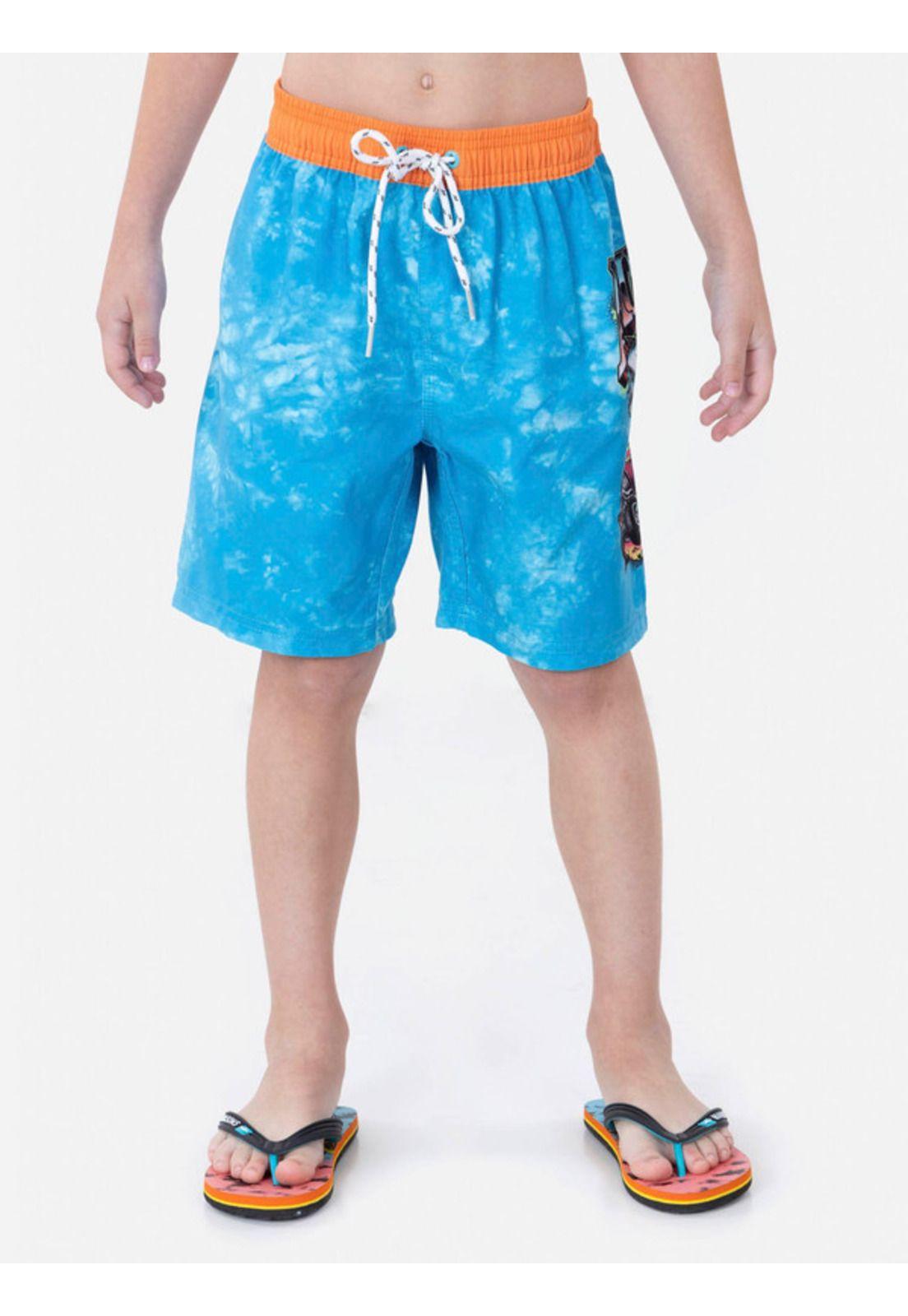 Traje de Baño Shark Car Elastic Waist Multicolor Niño Maui and sons-0