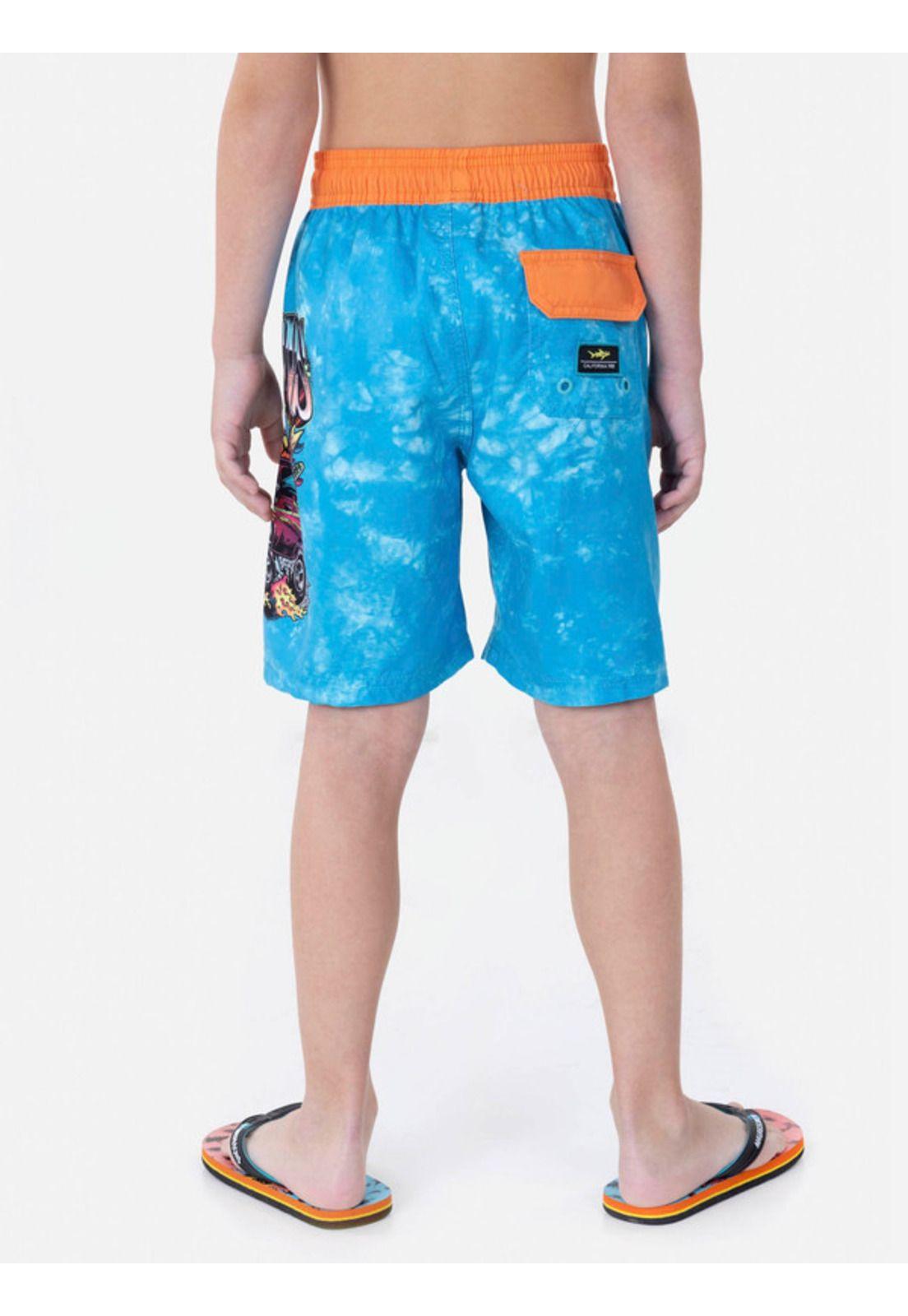 Traje de Baño Shark Car Elastic Waist Multicolor Niño Maui and sons-1