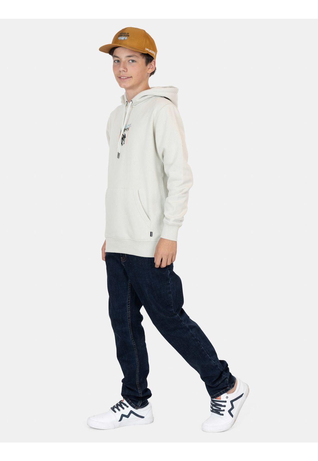 Poleron Canguro Yunee Beige Infantil Maui And Sons-3