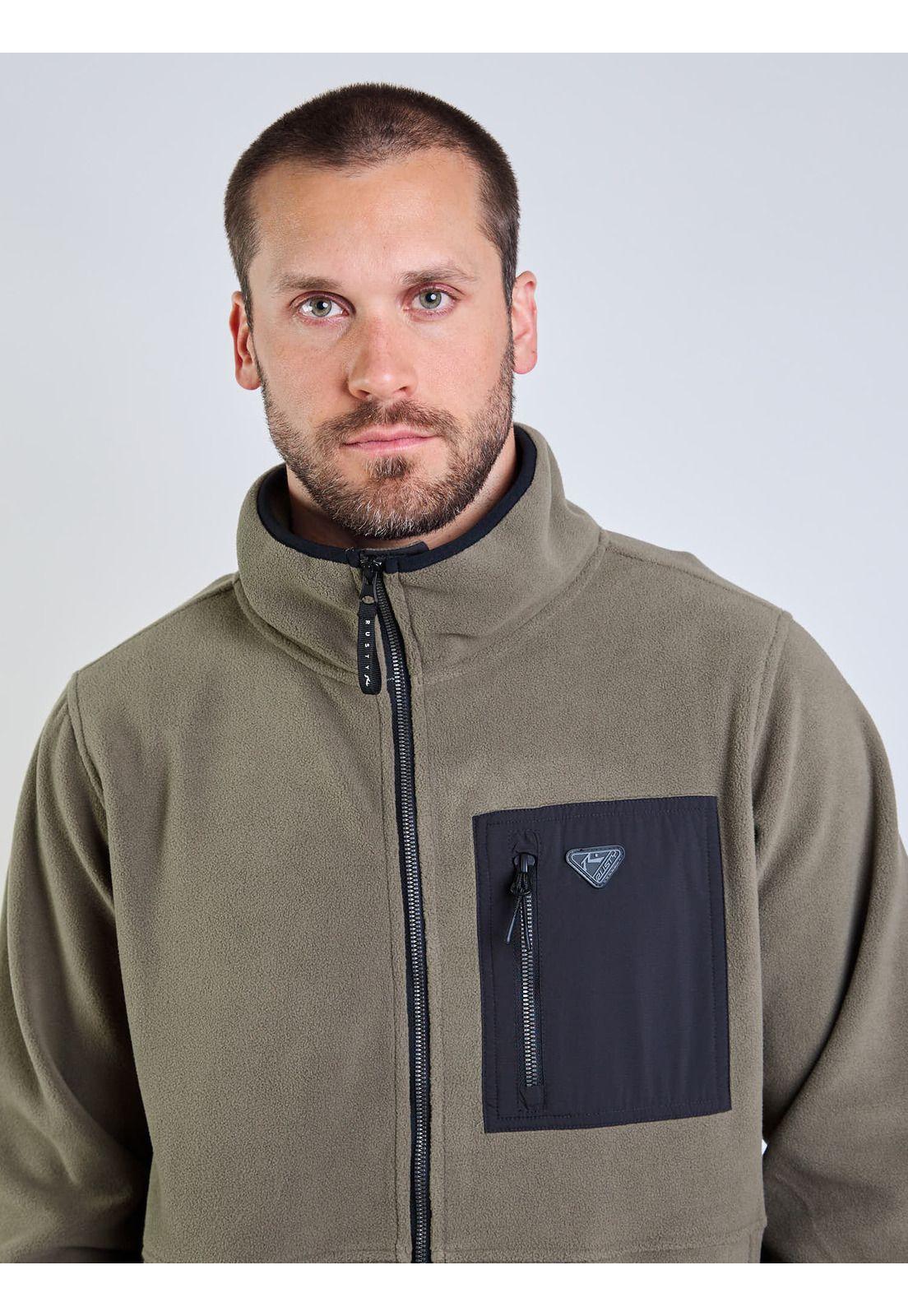 Poleron Polar Ripmark Verde Hombre Rusty-3