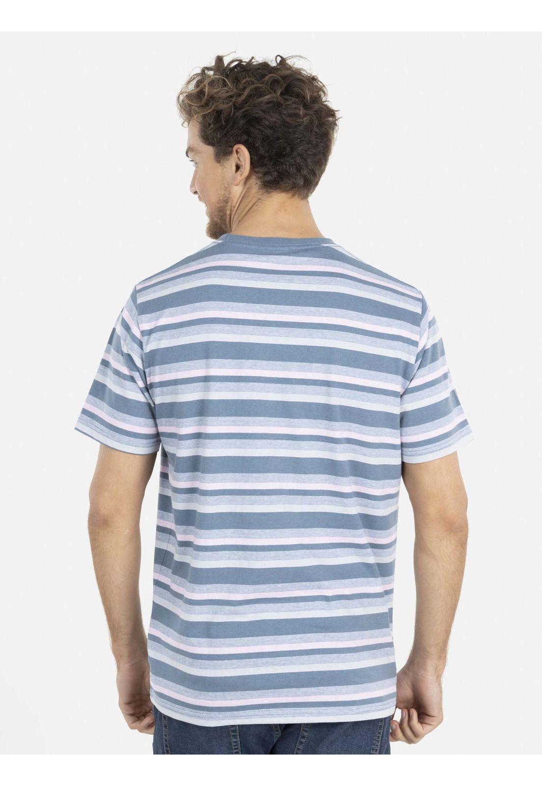 Polera YARN DYE Hombre Rosado Maui and Sons-1