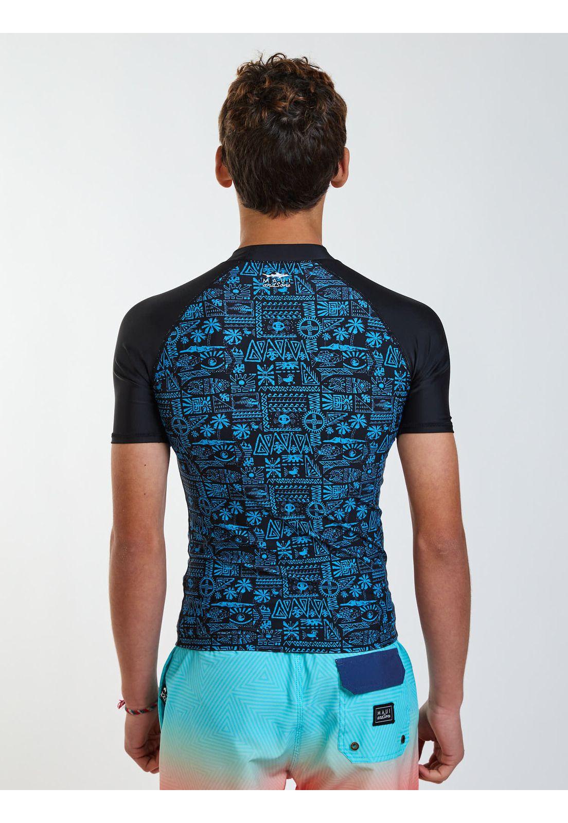 Polera UVP Palms Multicolor Infantil Maui and Sons-2