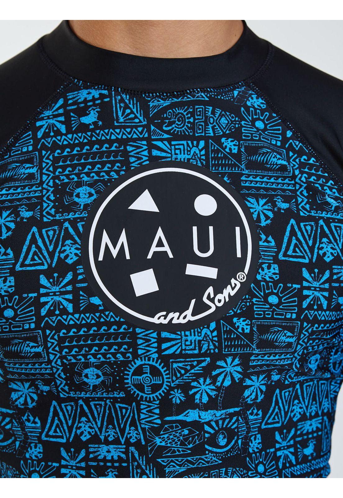 Polera UVP Palms Multicolor Infantil Maui and Sons-4