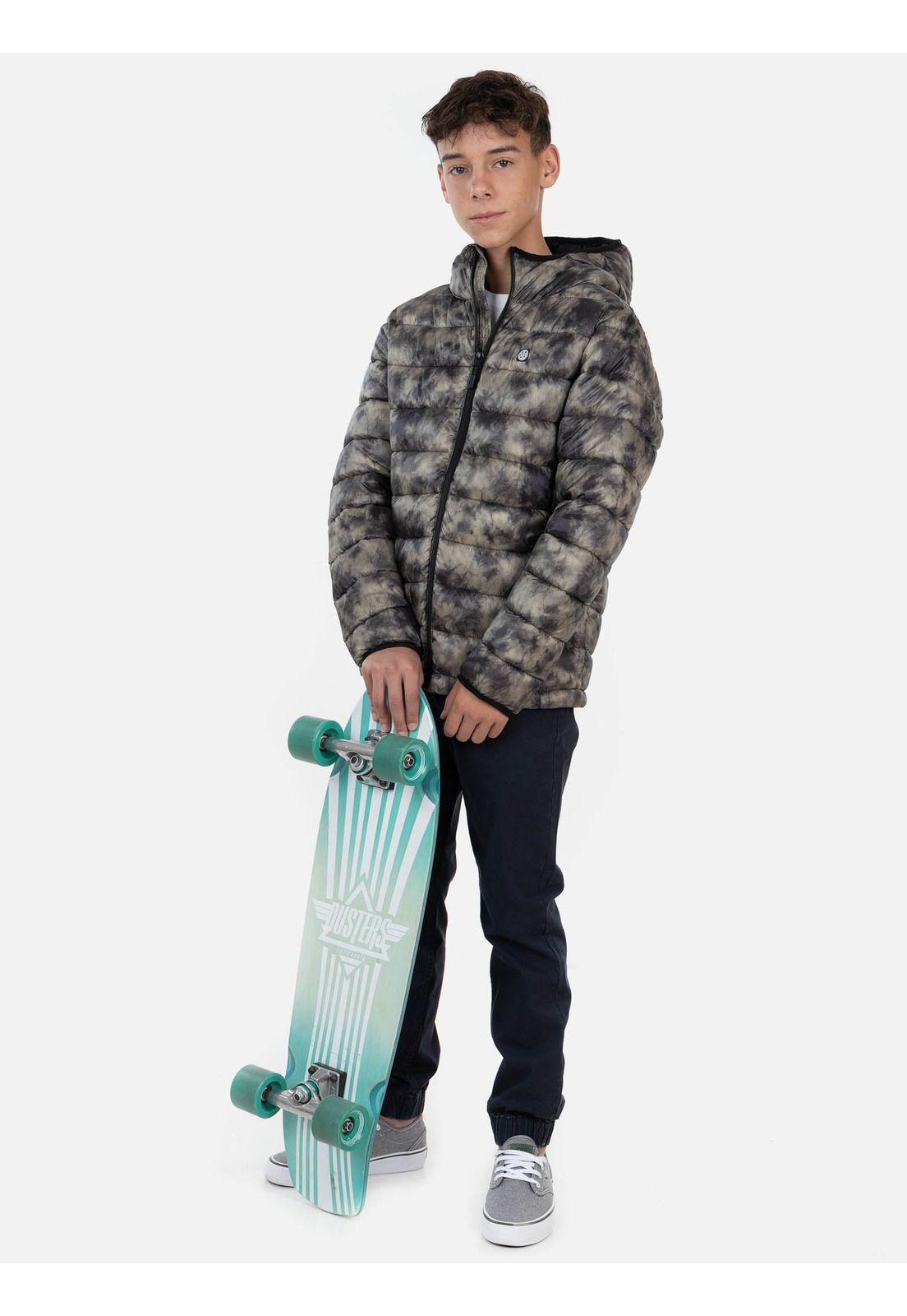 Parka Militar Quilted Juvenil Multicolor Maui and Sons-1