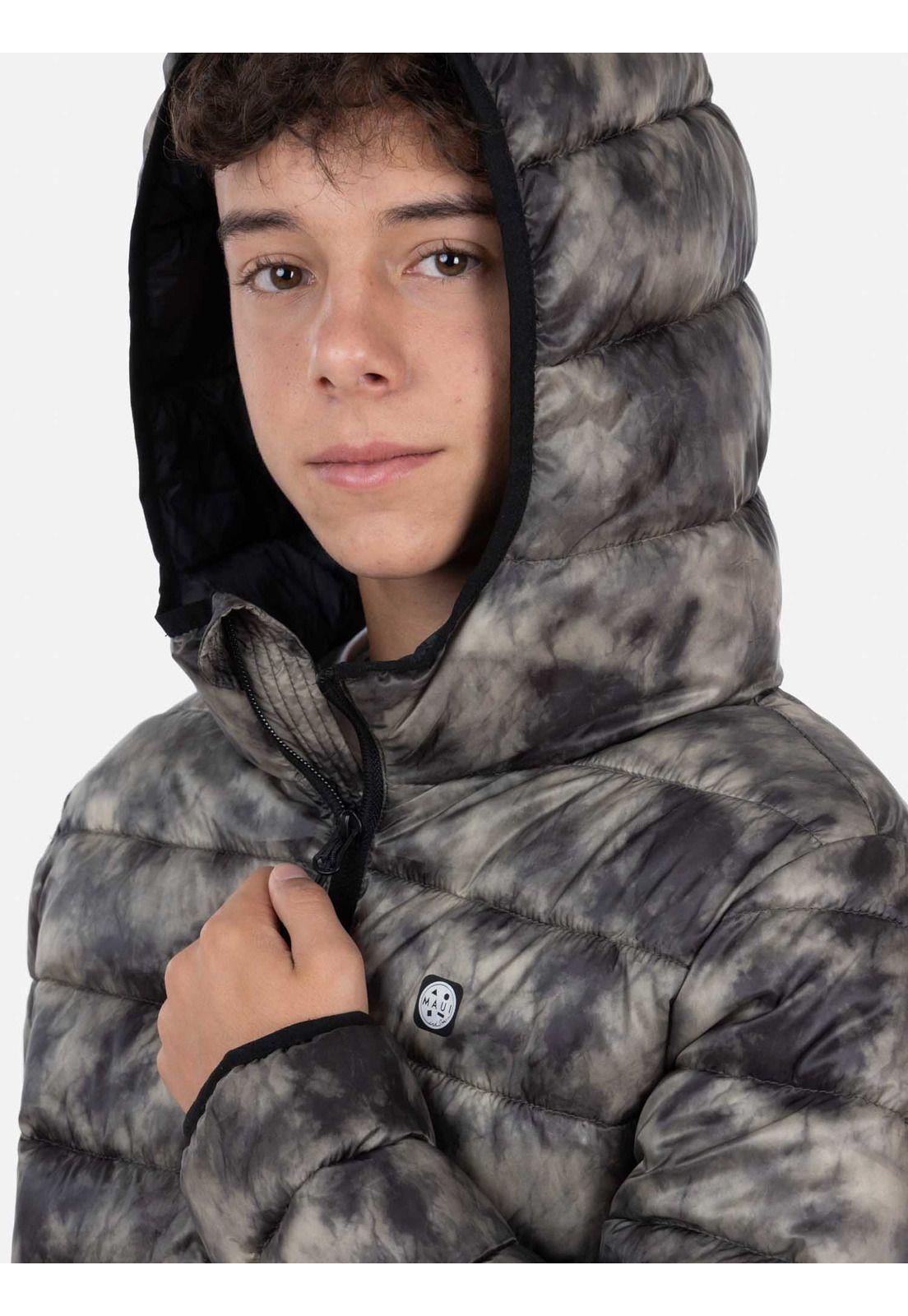 Parka Militar Quilted Juvenil Multicolor Maui and Sons-2