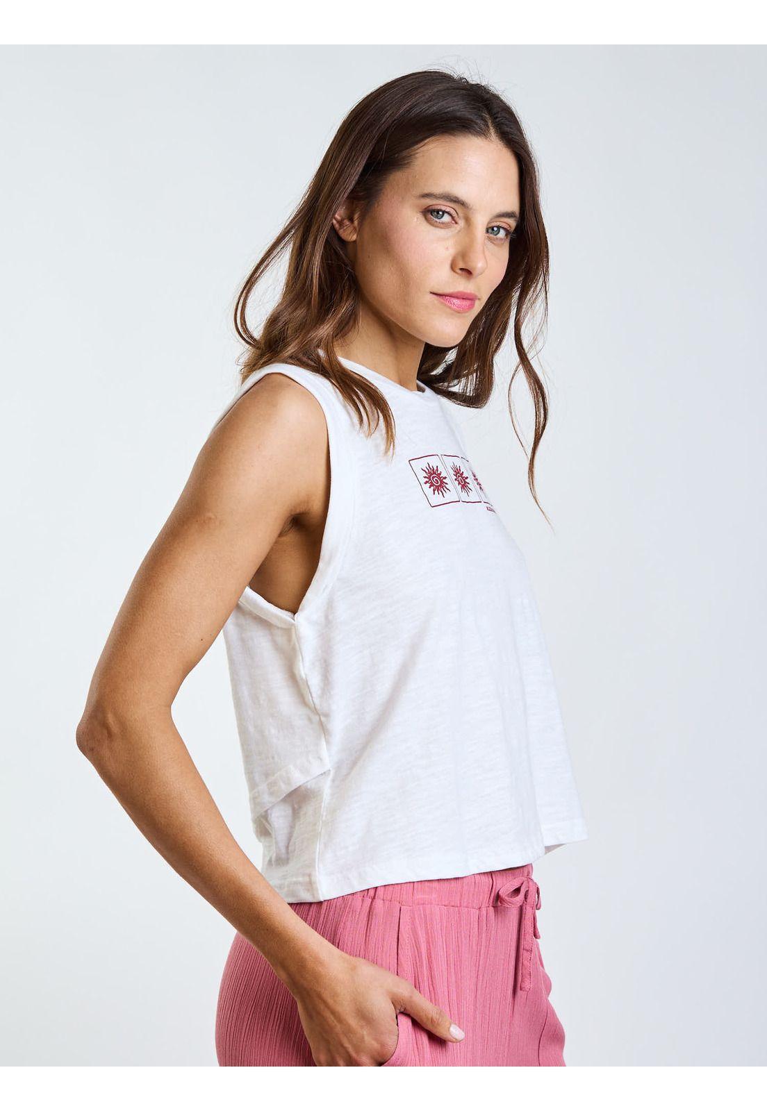 Polera SM Elen Blanco Mujer Maui and Sons-2