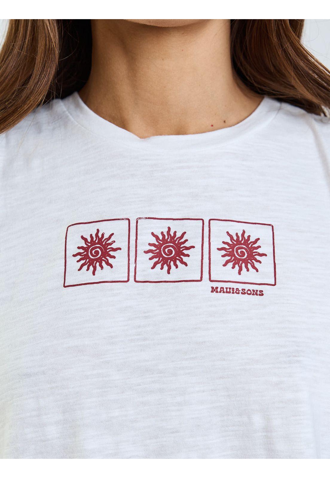 Polera SM Elen Blanco Mujer Maui and Sons-4