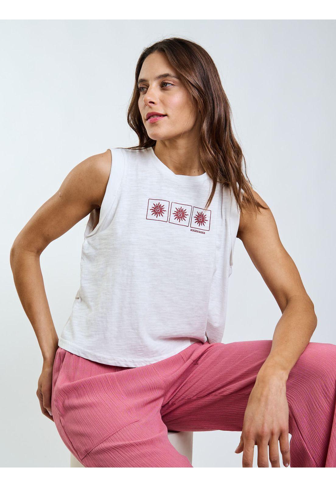 Polera SM Elen Blanco Mujer Maui and Sons-6