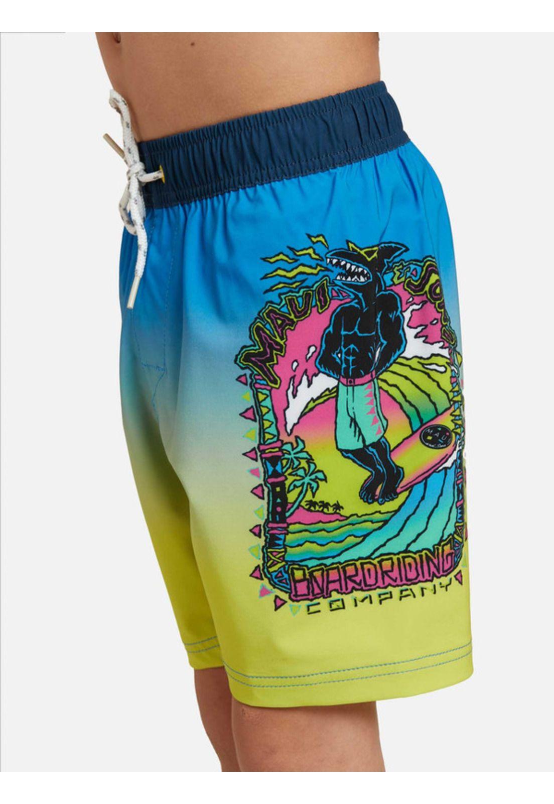 Traje De Baño Stretch Local Surfer Multicolor Kids Maui and sons-2