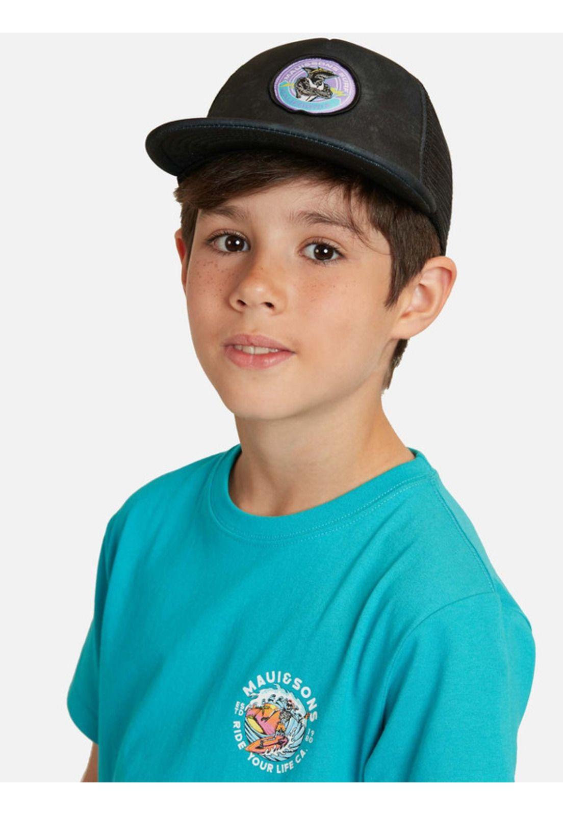Pack Polera Jockey Infantil Azul Maui and sons-2