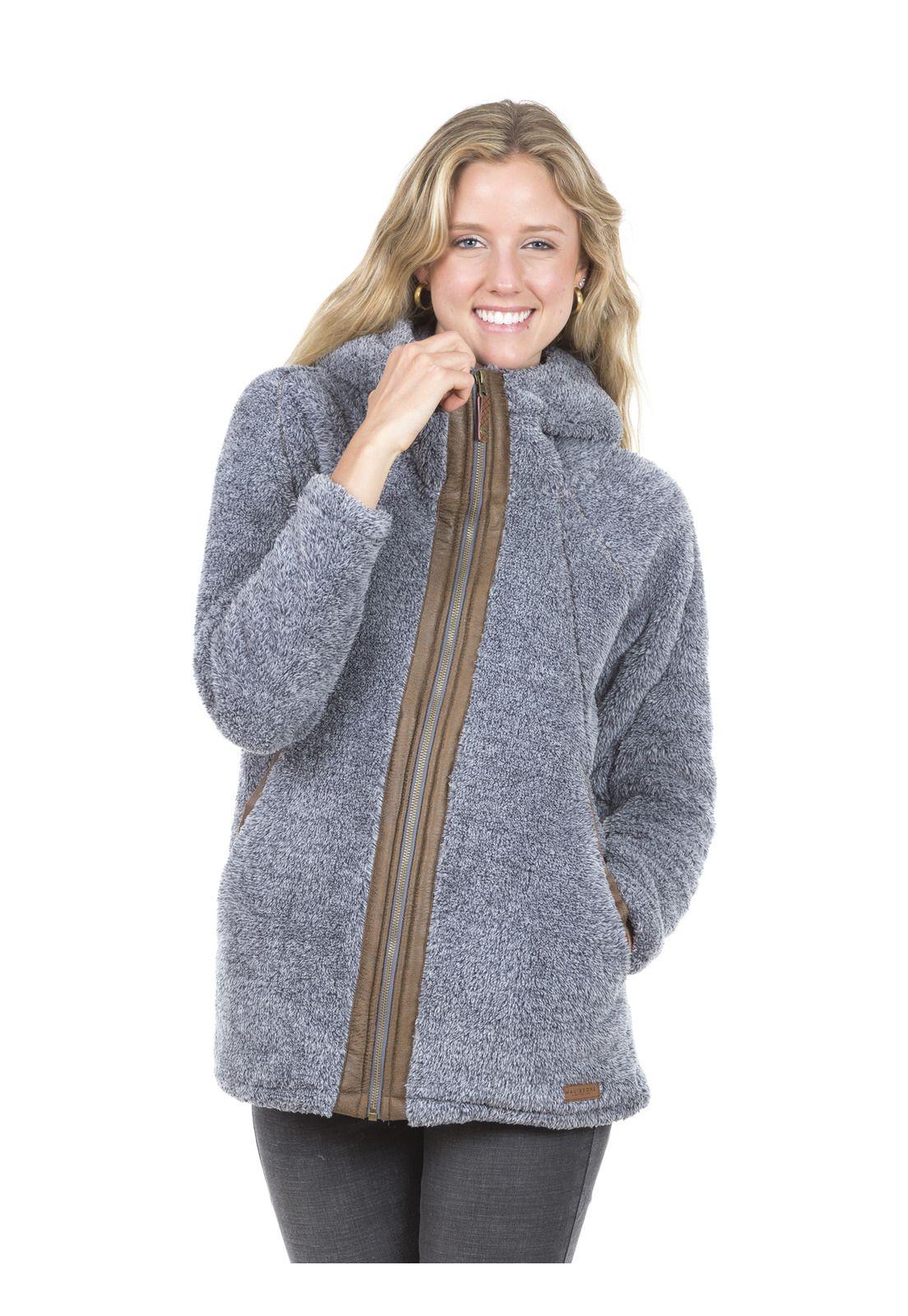 Poleron Mujer 5O1152-WI20 Gris Maui and Sons-0