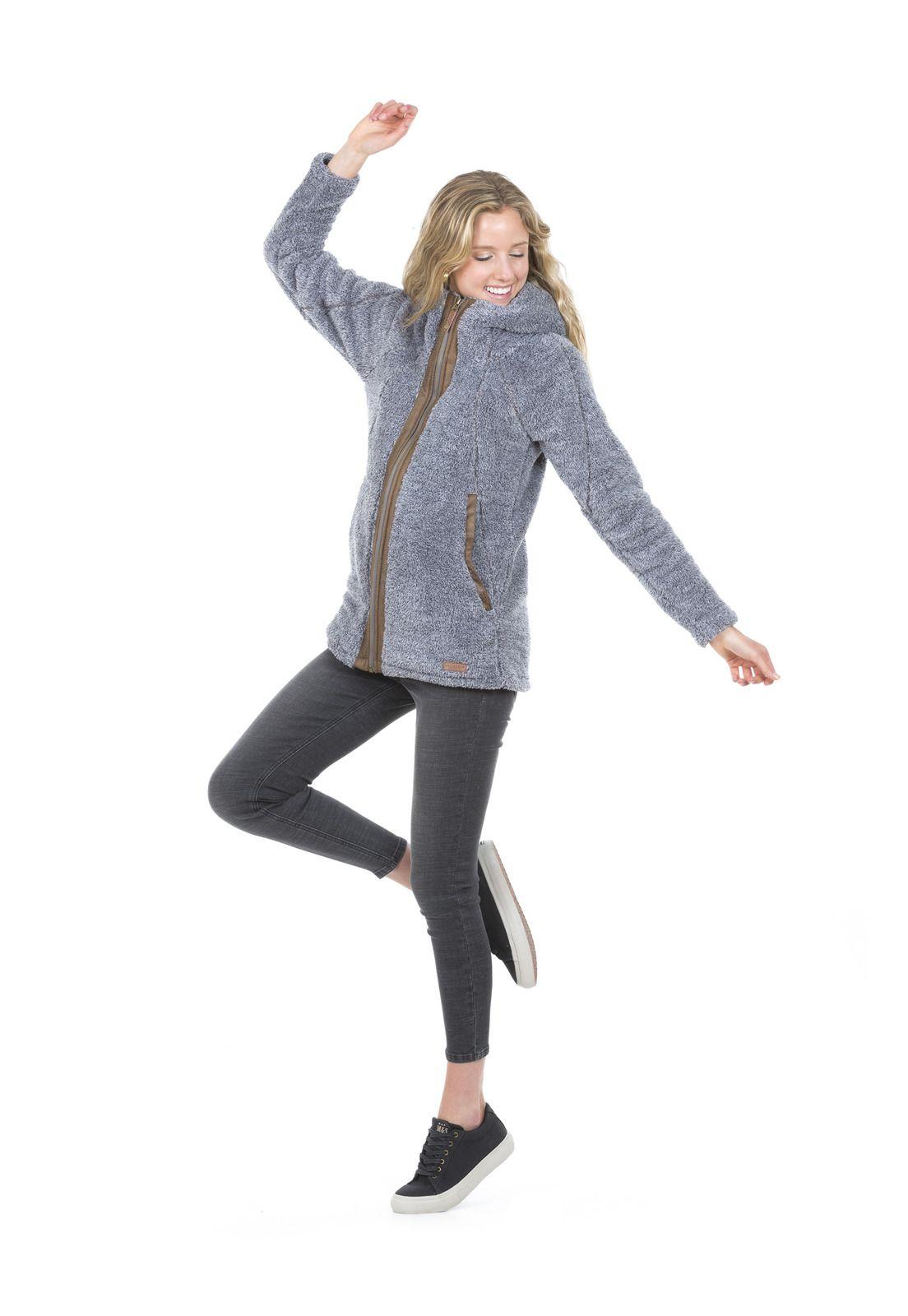 Poleron Mujer 5O1152-WI20 Gris Maui and Sons-3