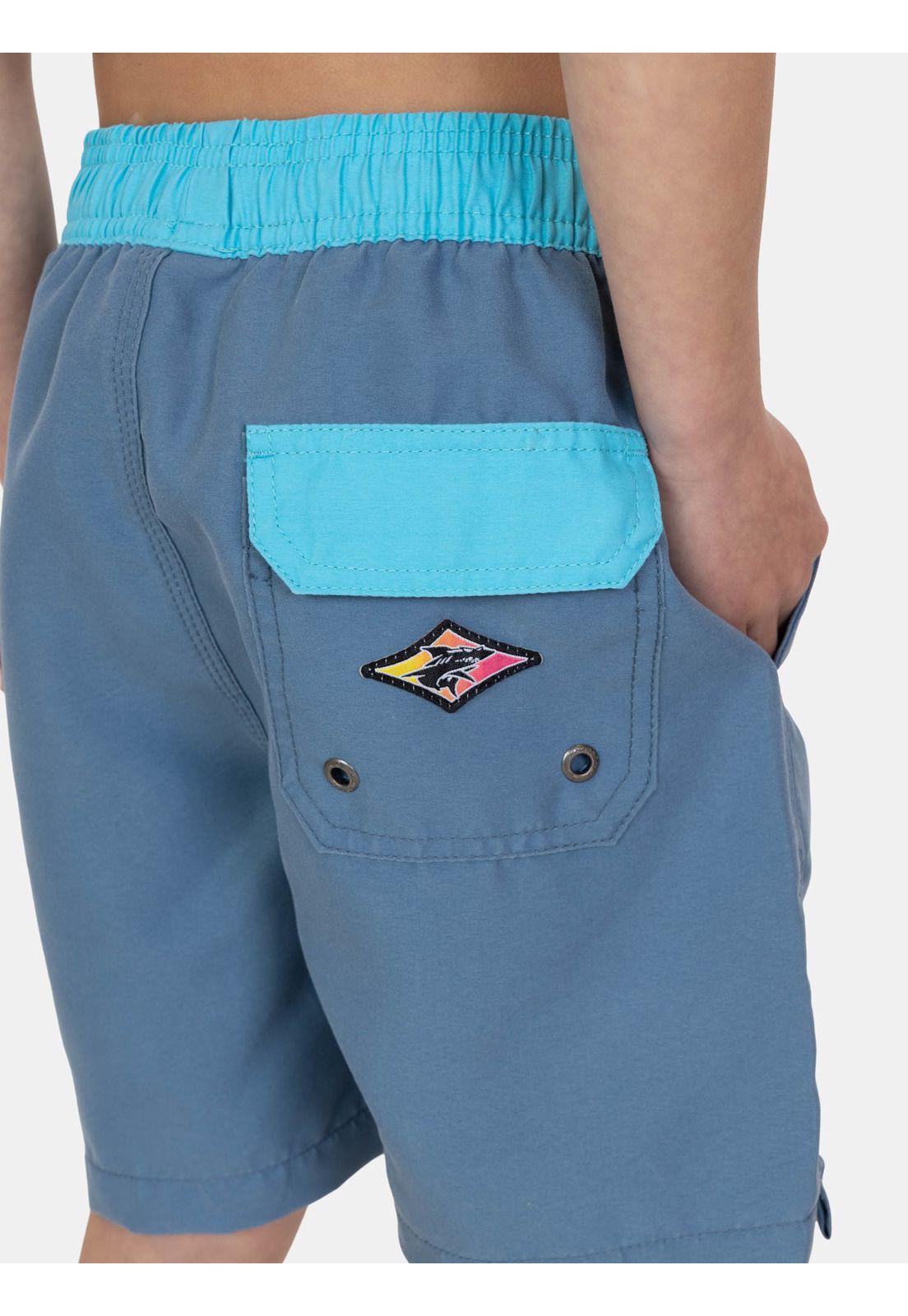 Traje De Baño Storm Azul Infantil Maui-2