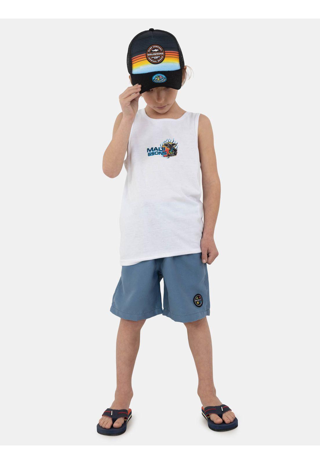 Traje De Baño Storm Azul Infantil Maui-3