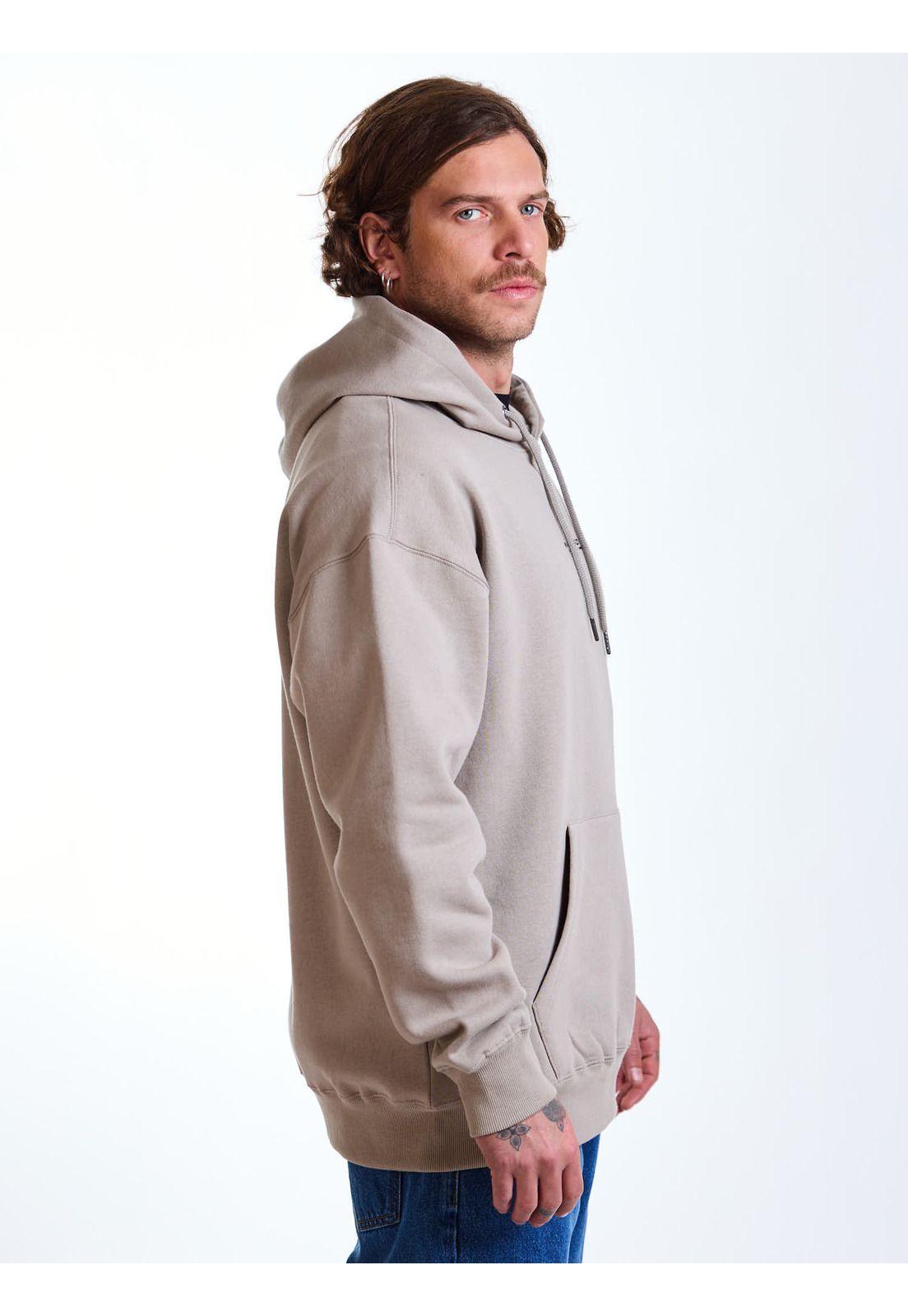 Poleron Canguro Script Beige Hombre Maui and Sons-2