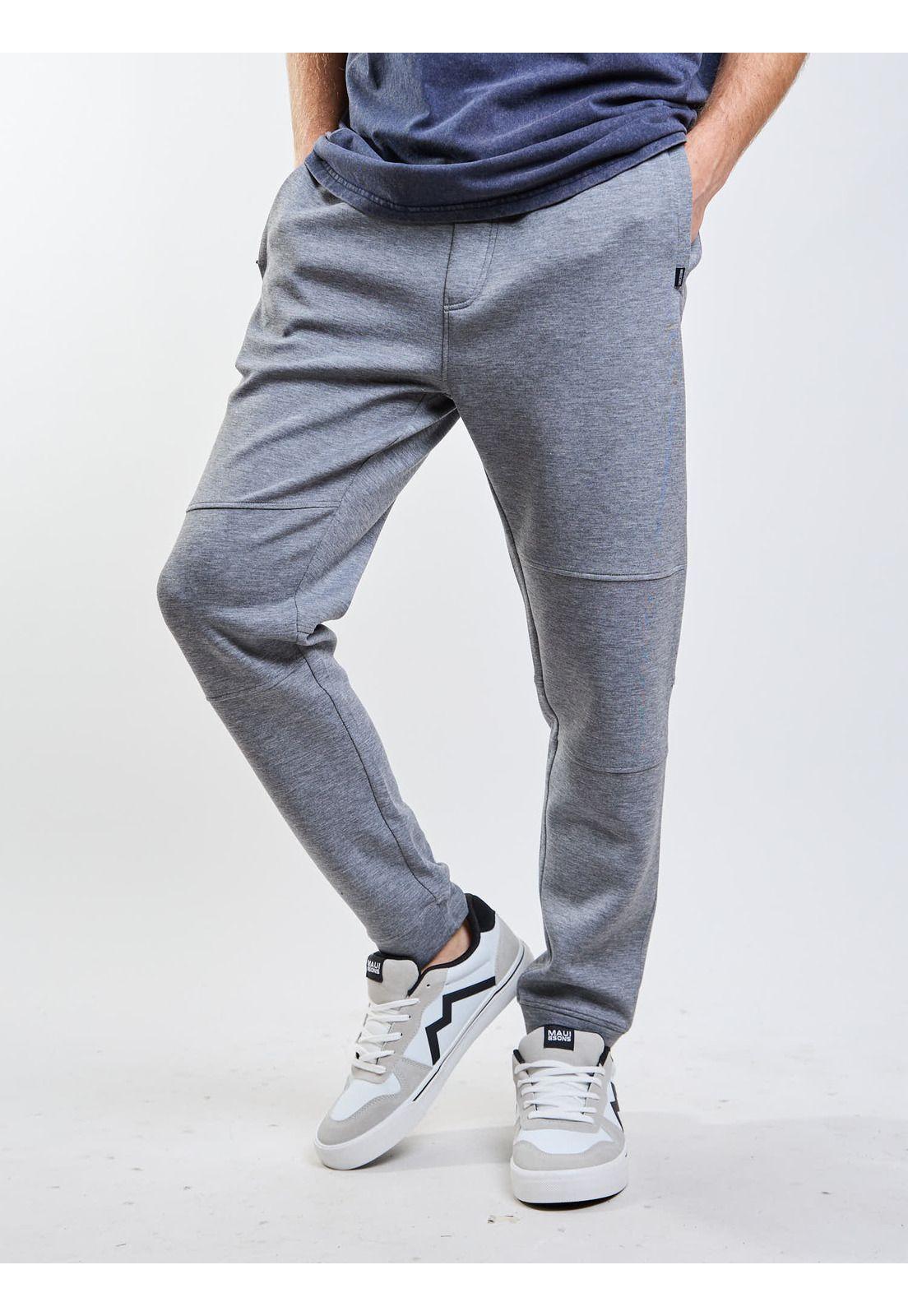 Pantalon Jogger Amaro Gris Hombre Maui And Sons-4