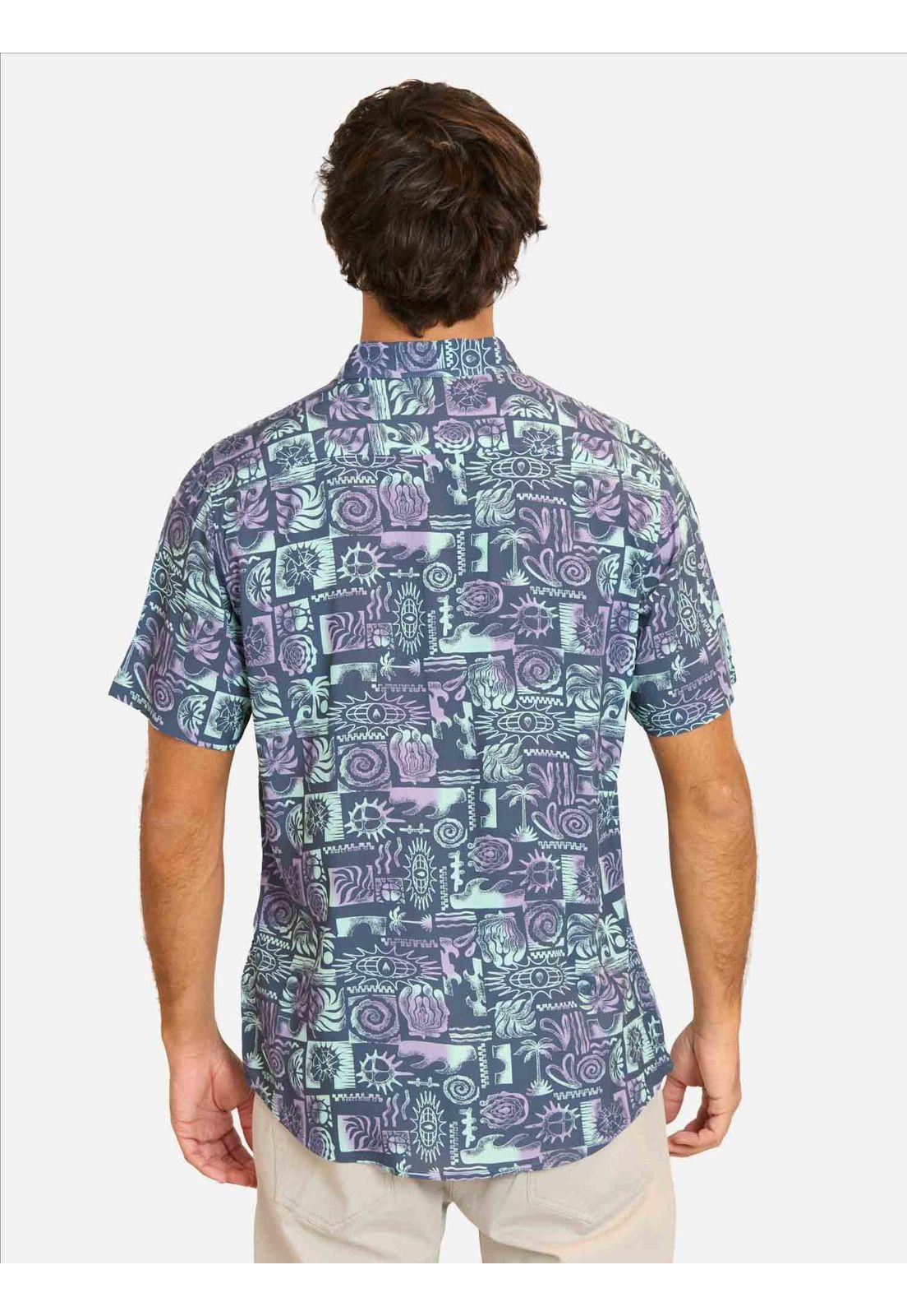 Camisa MC Makiro Multicolor Hombre Maui And Sons-1