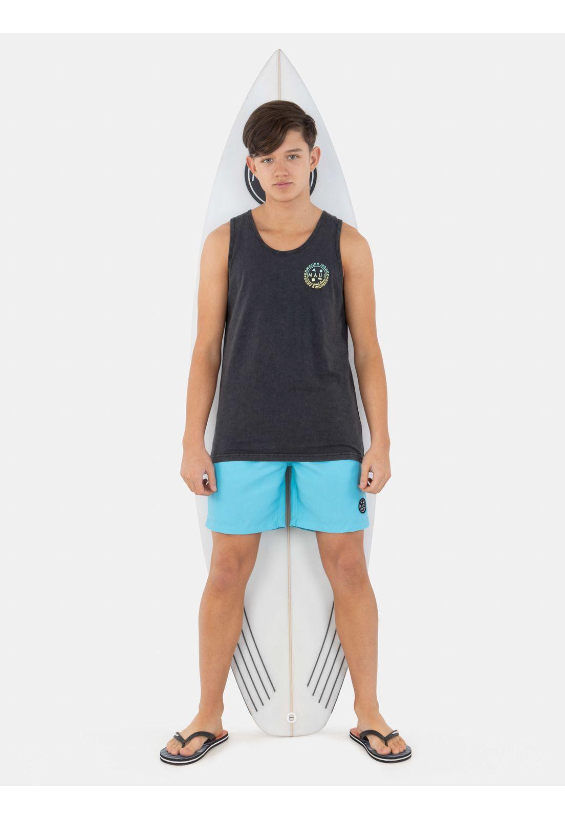 Polera SM Gliderz Negro Infantil Maui And Sons-3