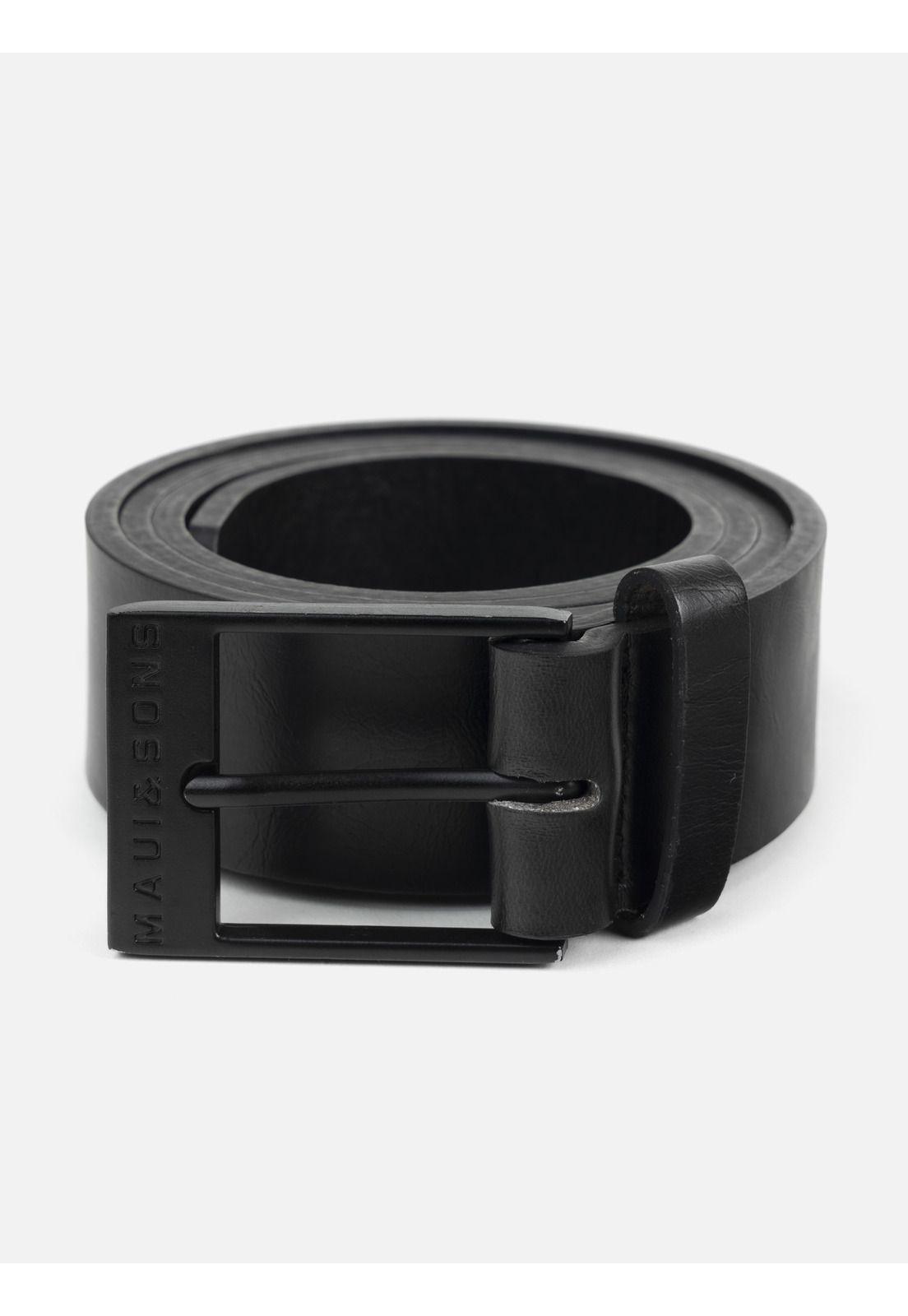 Cinturon 5AV138 Hombre Negro Maui and Sons-0