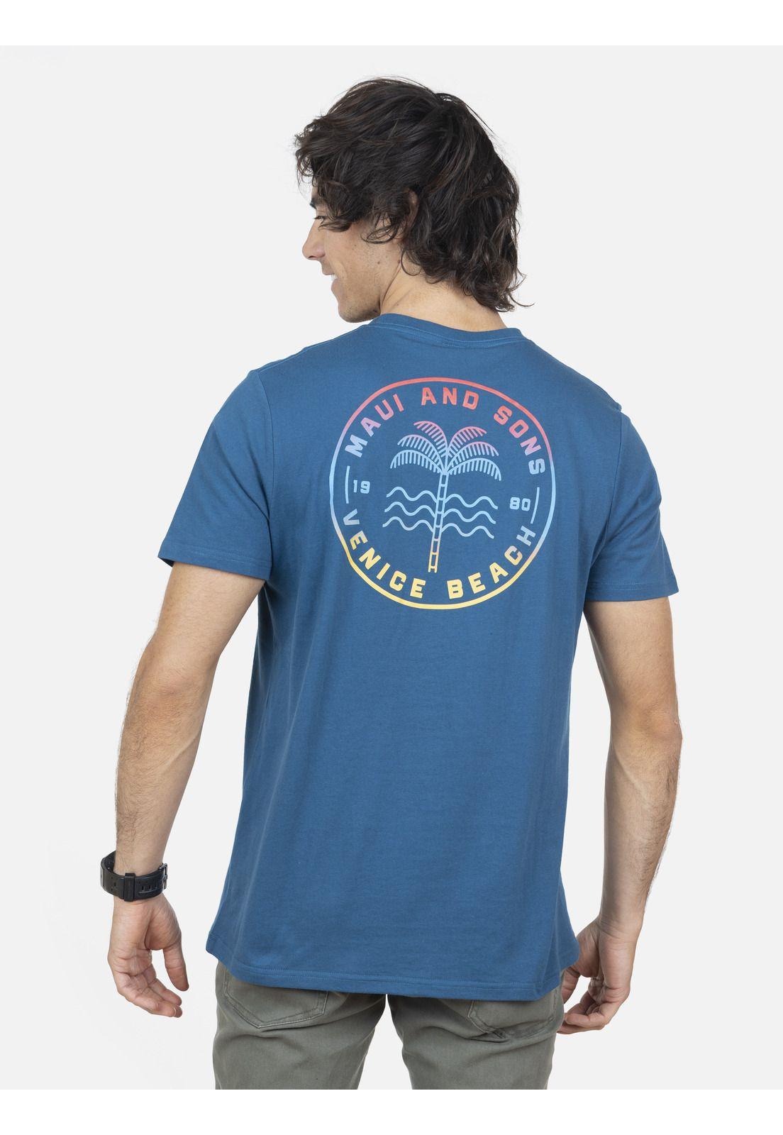 Pack Polera Billetera Hombre Azul 5AV1239-MV22 Maui And Sons-2