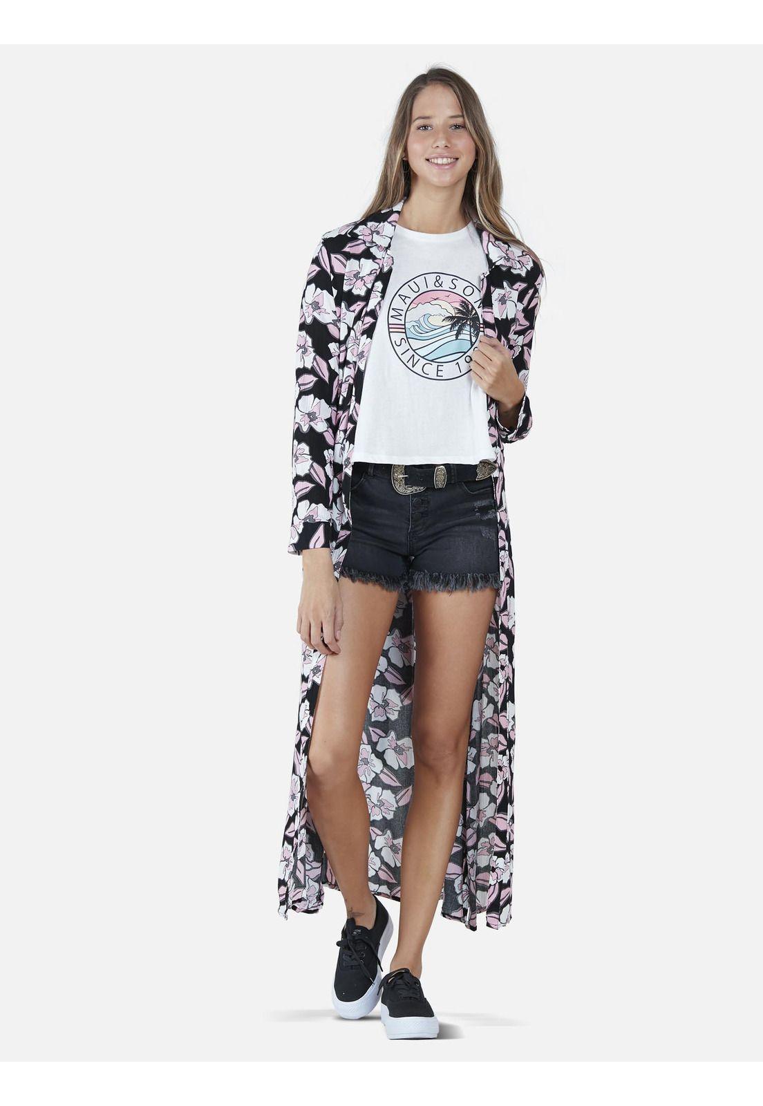 Blusa Mujer Negro 5C106-WV22 Maui And Sons-3