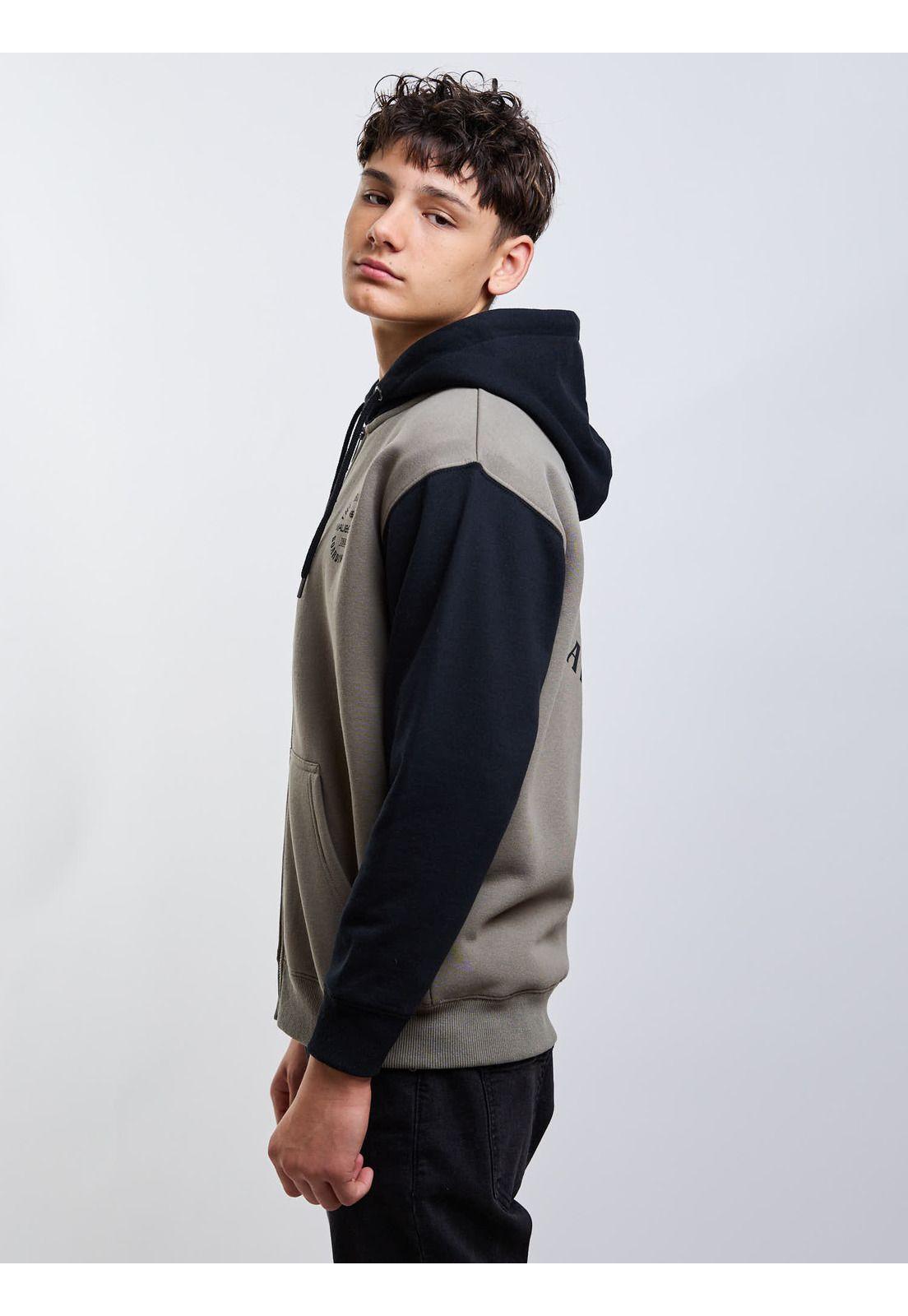 Poleron FZ Roam Verde Infantil Maui And Sons-2