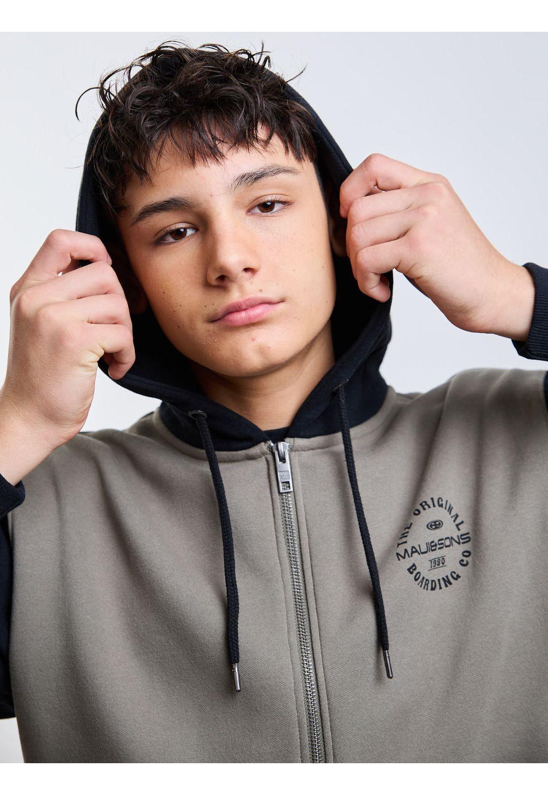 Poleron FZ Roam Verde Infantil Maui And Sons-4