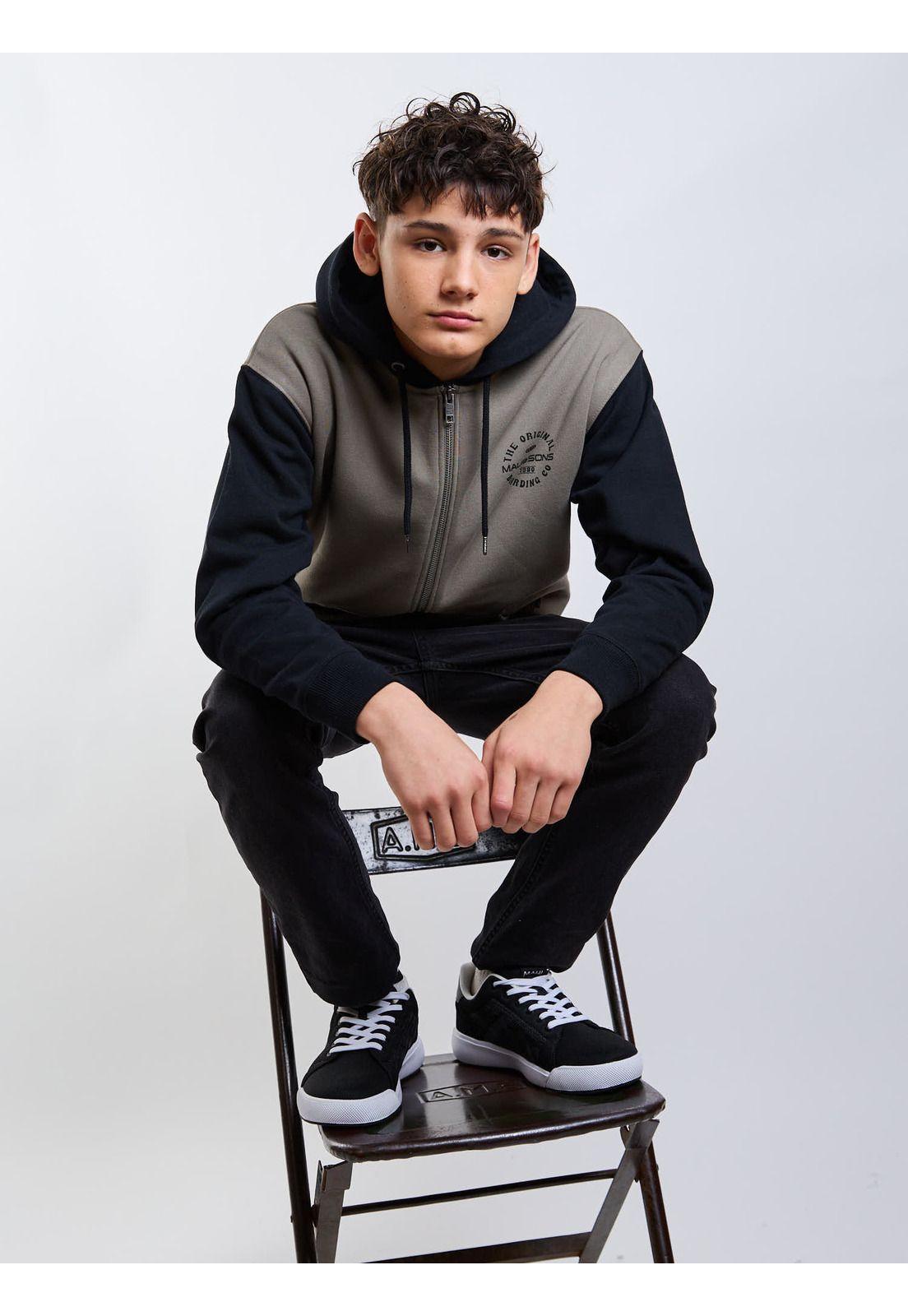 Poleron FZ Roam Verde Infantil Maui And Sons-6