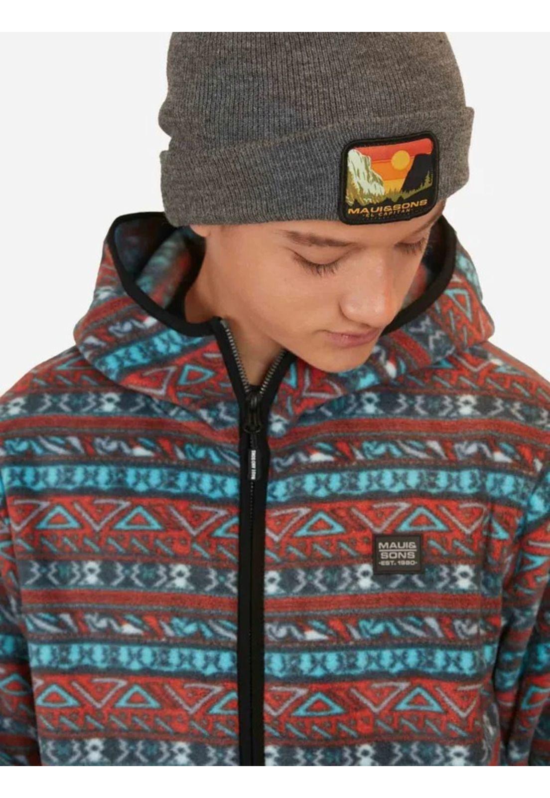 Poleron Micropolar Active Stone Multicolor Infantil Maui And Sons-2