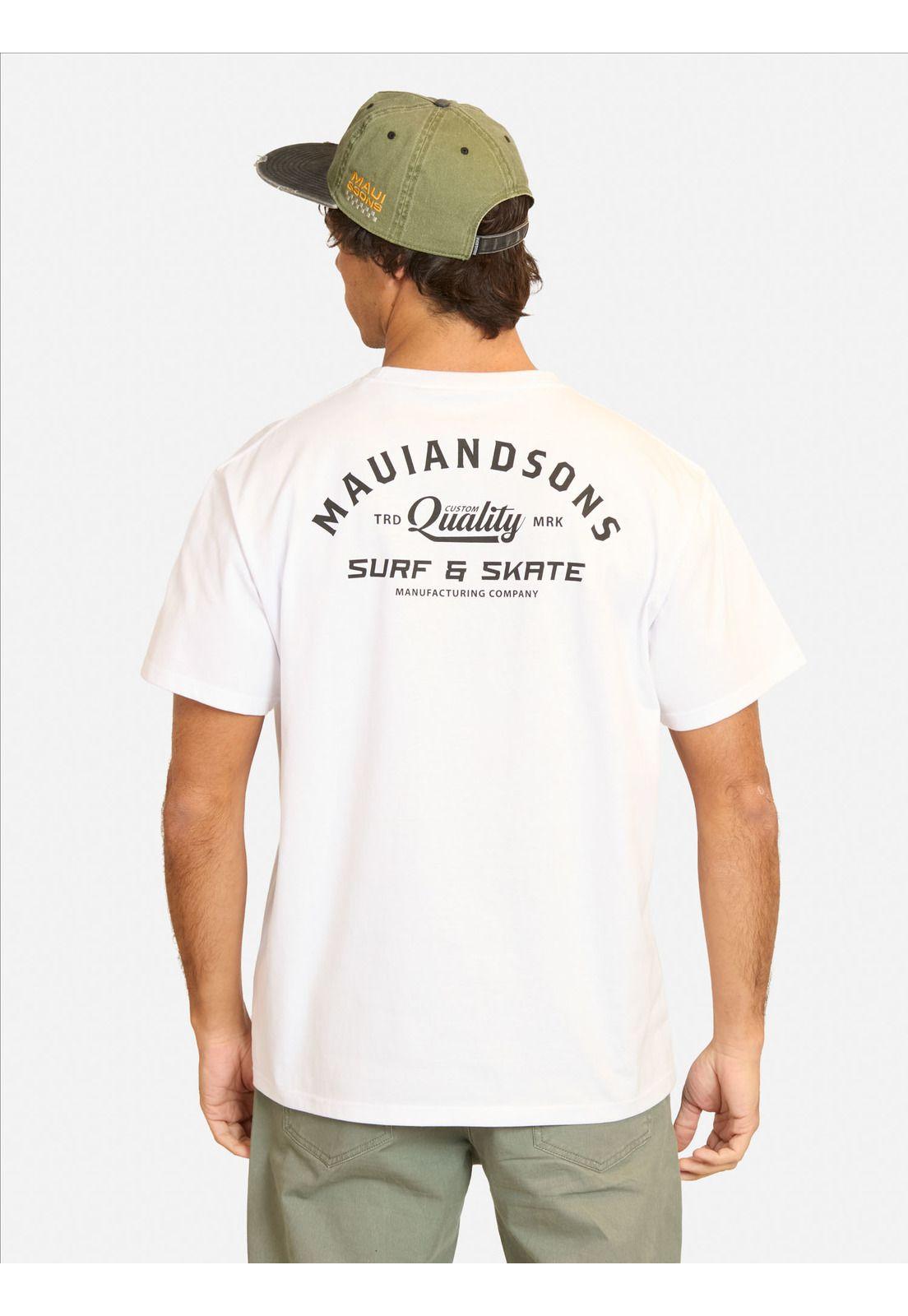 Polera MC Fuciju Blanco Hombre Maui And Sons-2