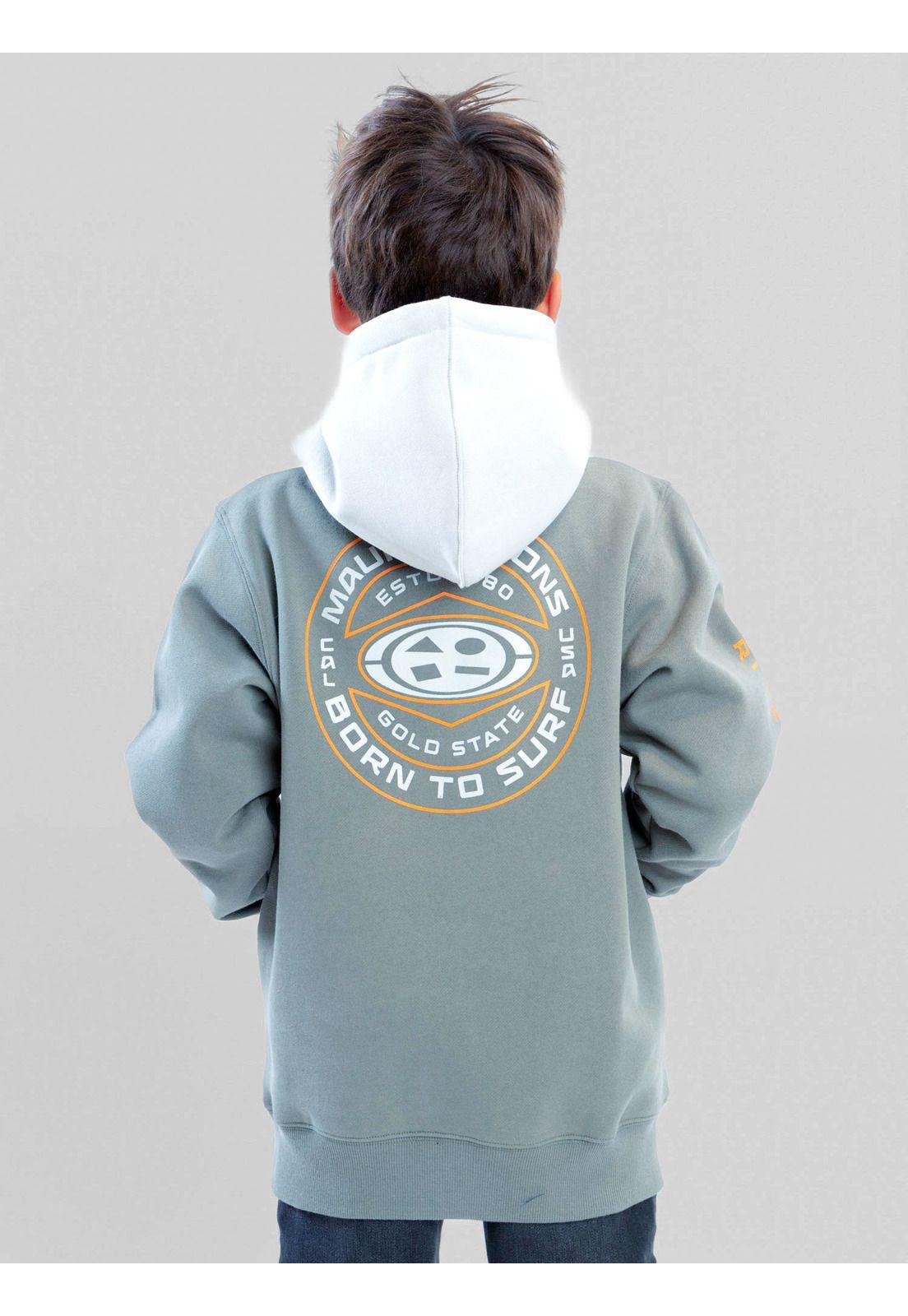 Poleron Canguro Clearwater Verde Infantil Maui And Sons-2