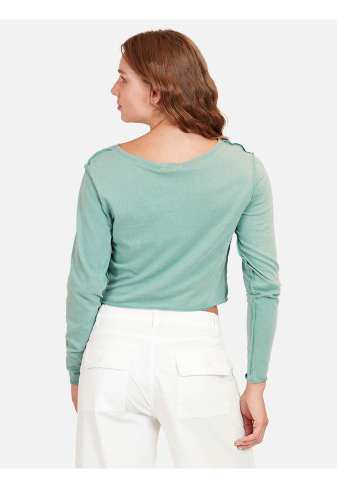 Polera Sunshine Sunset Mujer Verde Maui And Sons-1