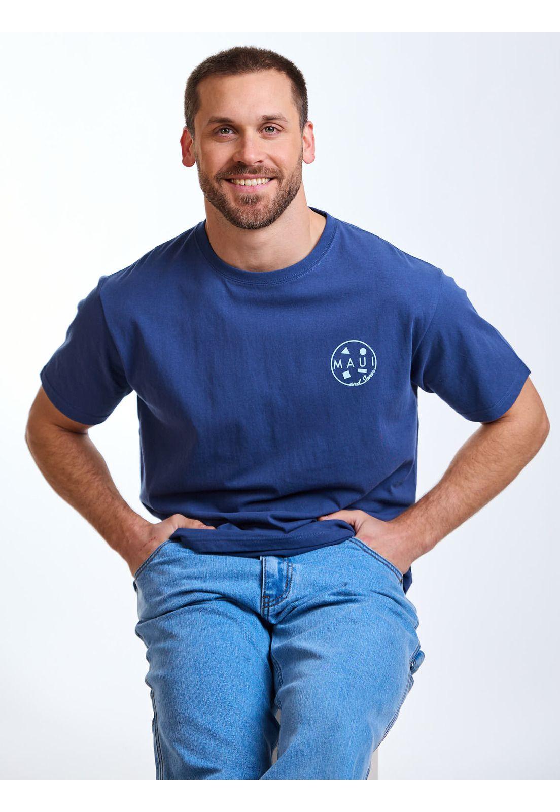 Polera MC Palms Azul Hombre Maui and Sons-6