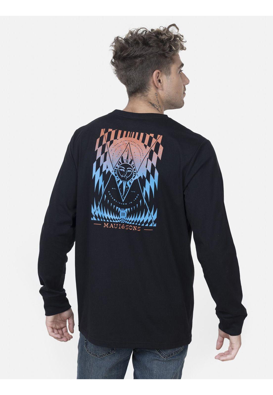 Polera Hombre ZOIO LS TEE Negro Maui and Sons-1