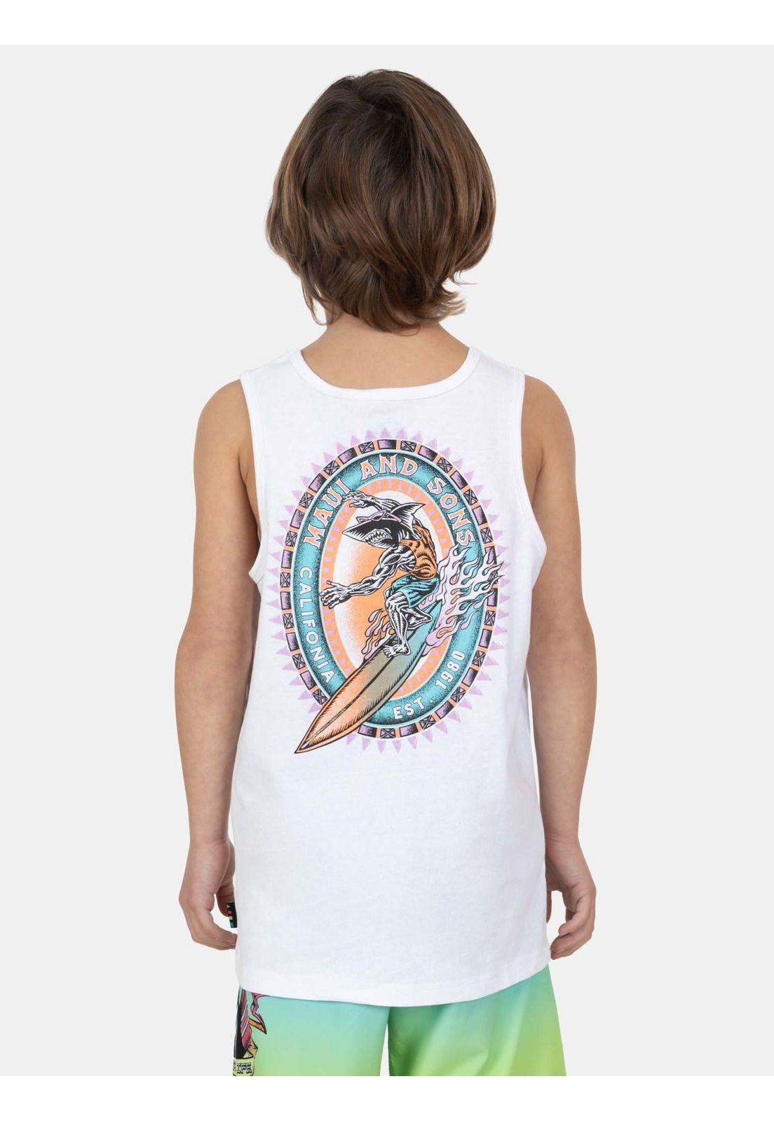 Polera SM Zoomy Blanco Infantil Maui And Sons-1