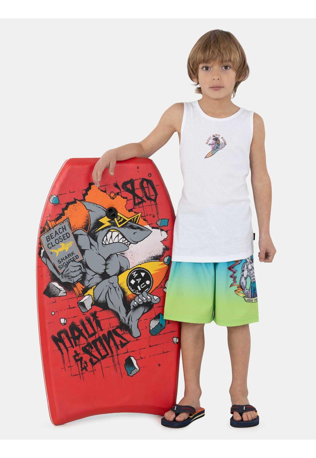 Polera SM Zoomy Blanco Infantil Maui And Sons-3