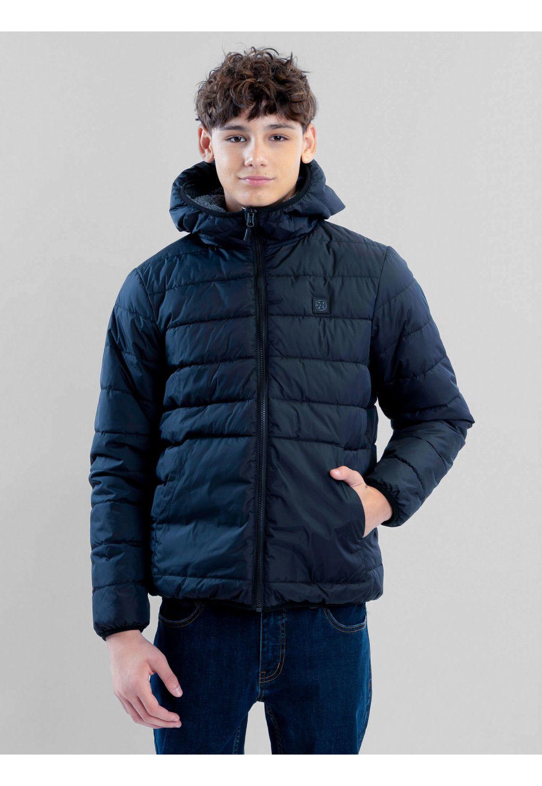 Parka Reversible Pacifica Negro Infantil Maui And Sons-0