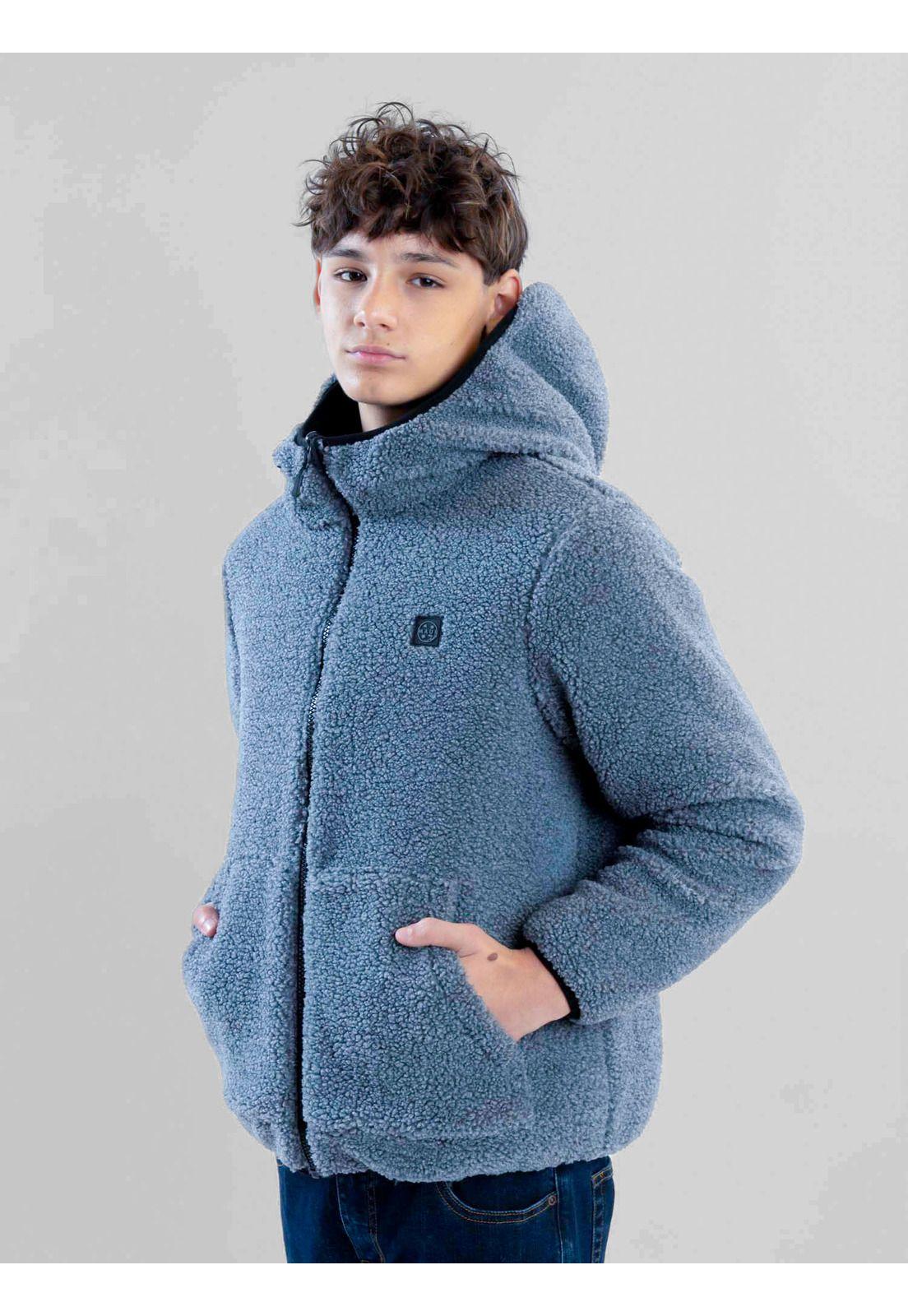 Parka Reversible Pacifica Negro Infantil Maui And Sons-6