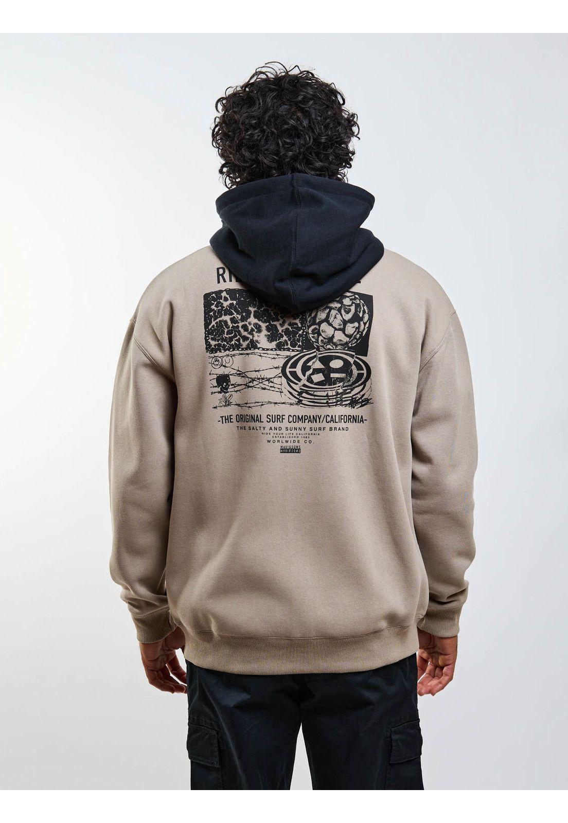 Poleron FZ Floor is lava Verde Hombre Maui And Sons-4