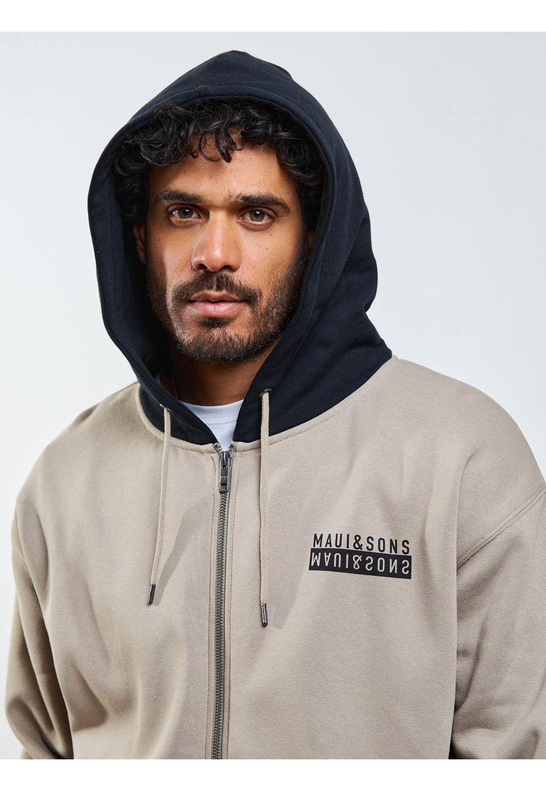 Poleron FZ Floor is lava Verde Hombre Maui And Sons-7