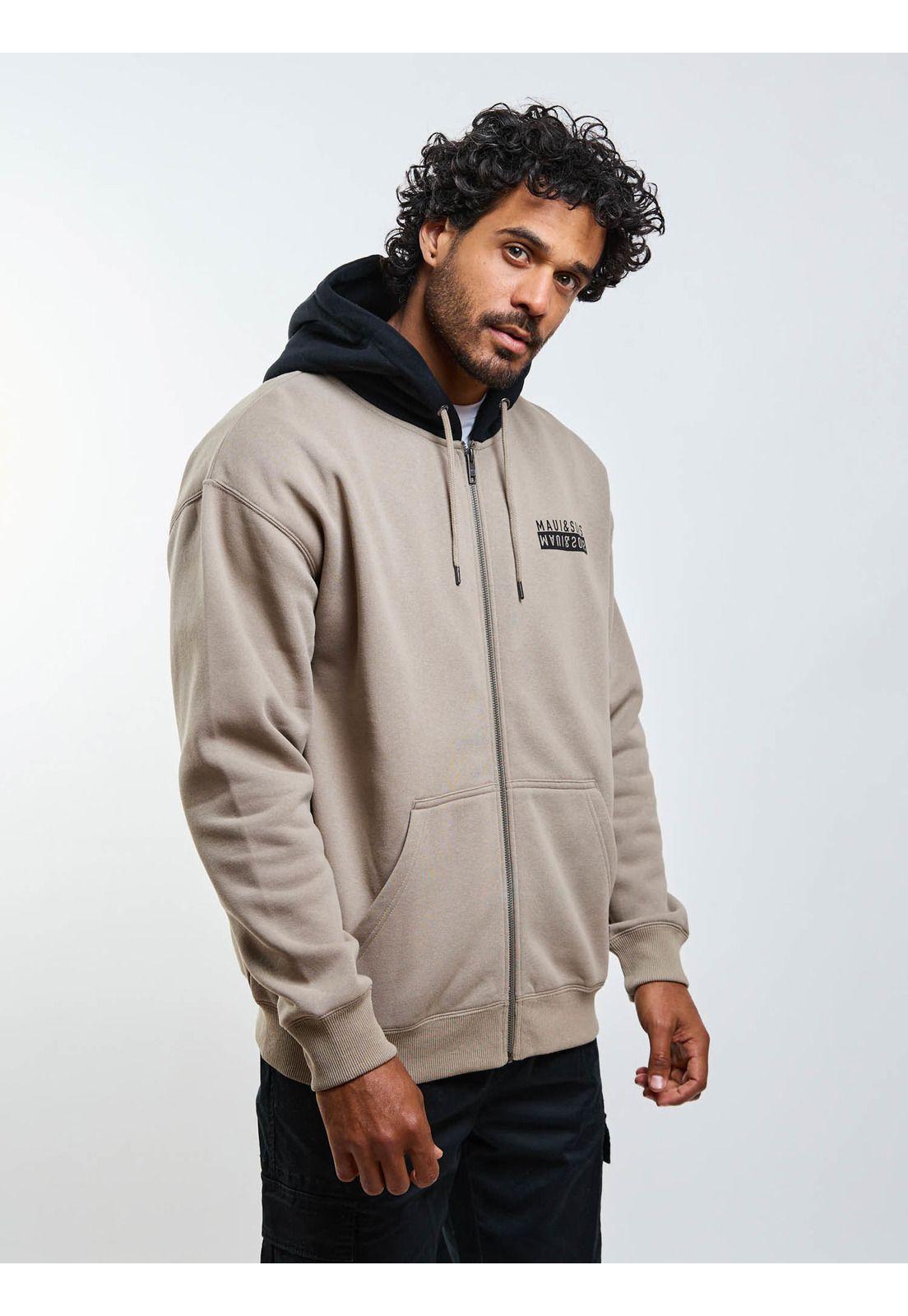 Poleron FZ Floor is lava Verde Hombre Maui And Sons-8