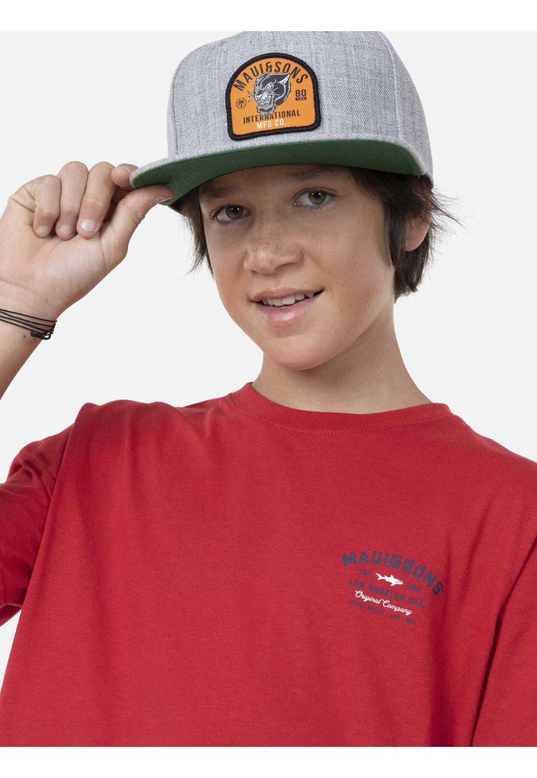 Polera VENICE LAX Juvenil Rojo Maui and Sons-2